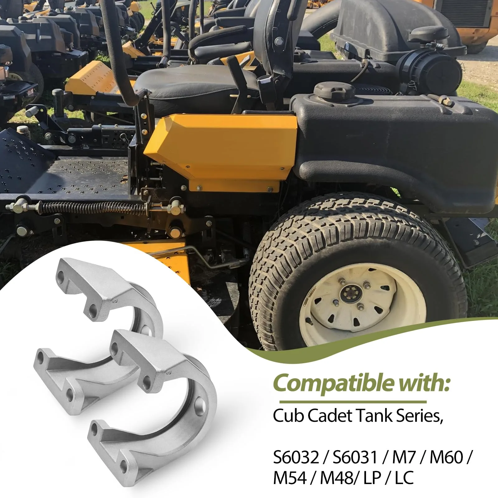 Rear Axle Spring Bracket Caps for E-Z-GO TXT 1994-2008 image 2