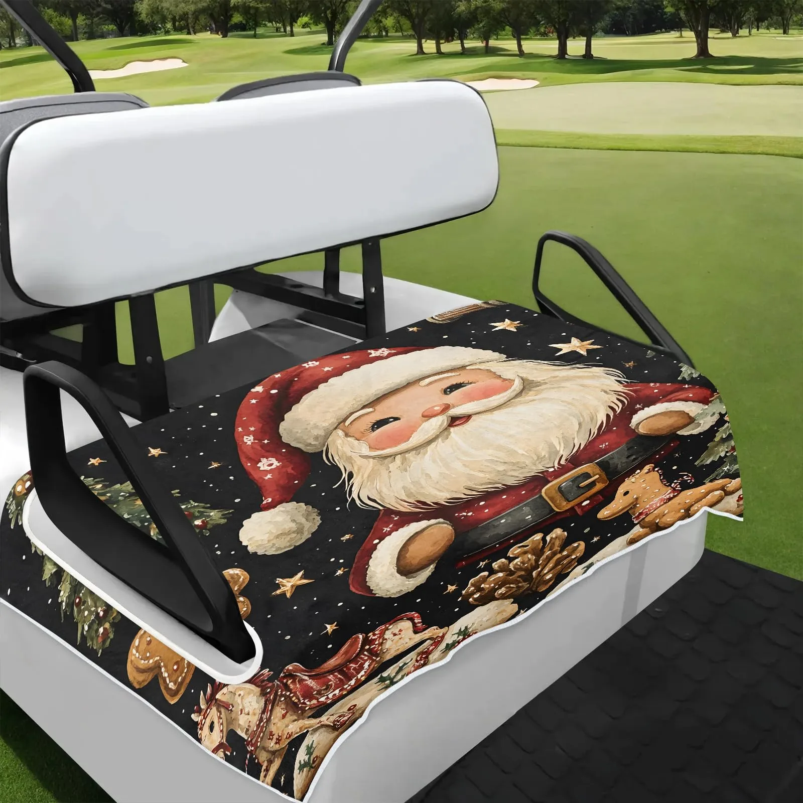 Tiveruda Golf Cart Seat Cover for Double Seats