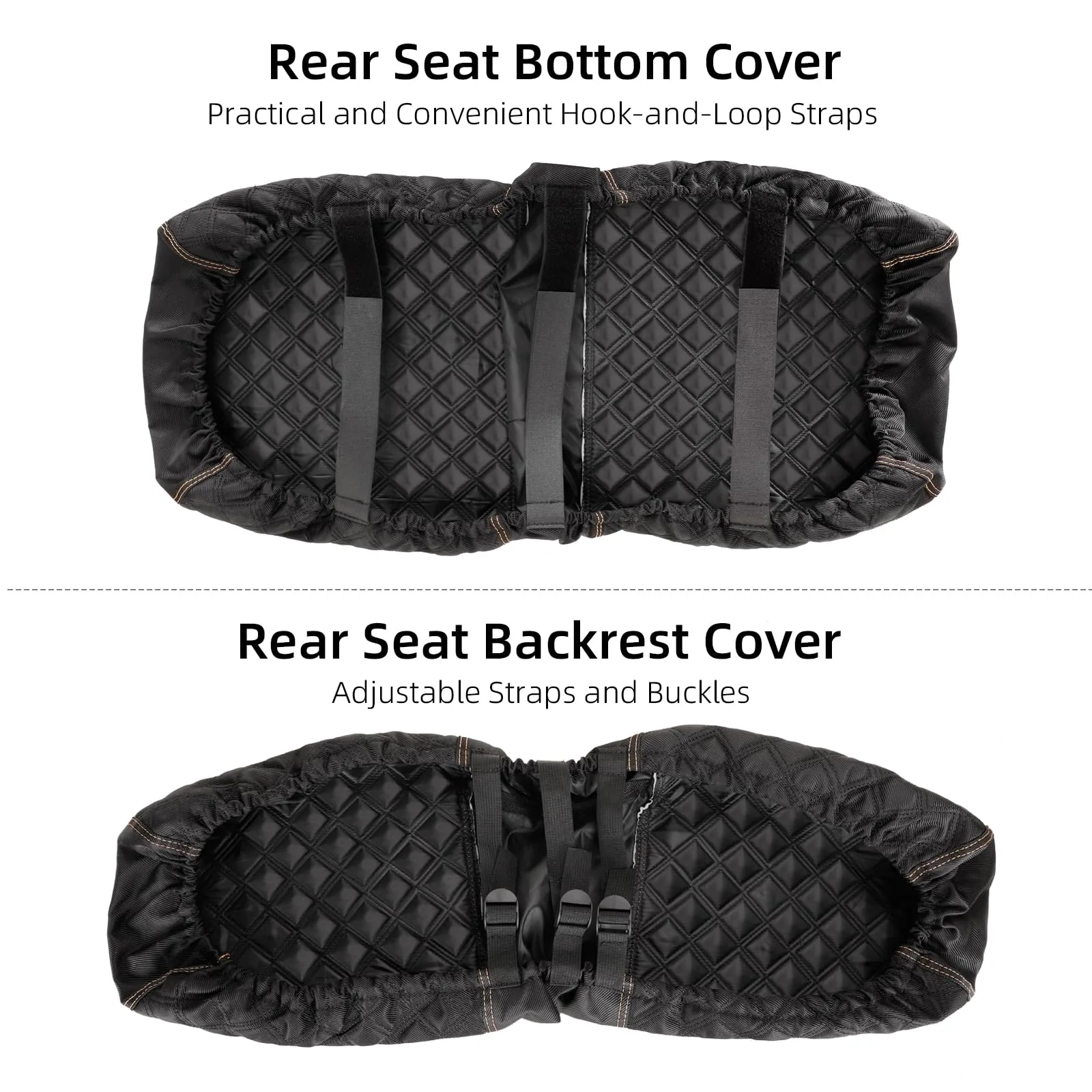 Roykaw Rear Golf Cart Seat Cover Set AU-0560RN image 4