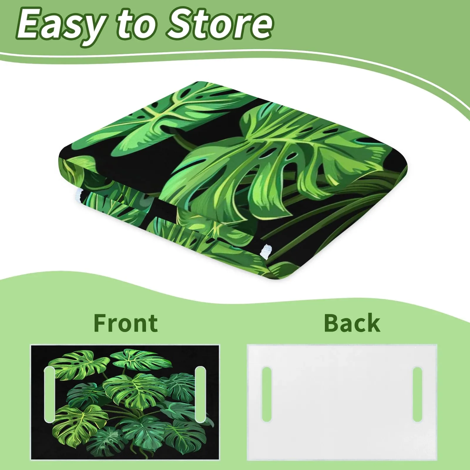 Tiveruda Tropical Palm Golf Cart Seat Cover 51 x 31 in image 4
