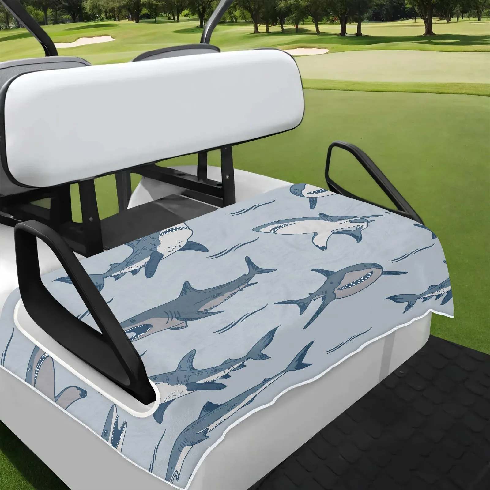 Tiveruda Golf Cart Seat Cover for 2-Person Seats