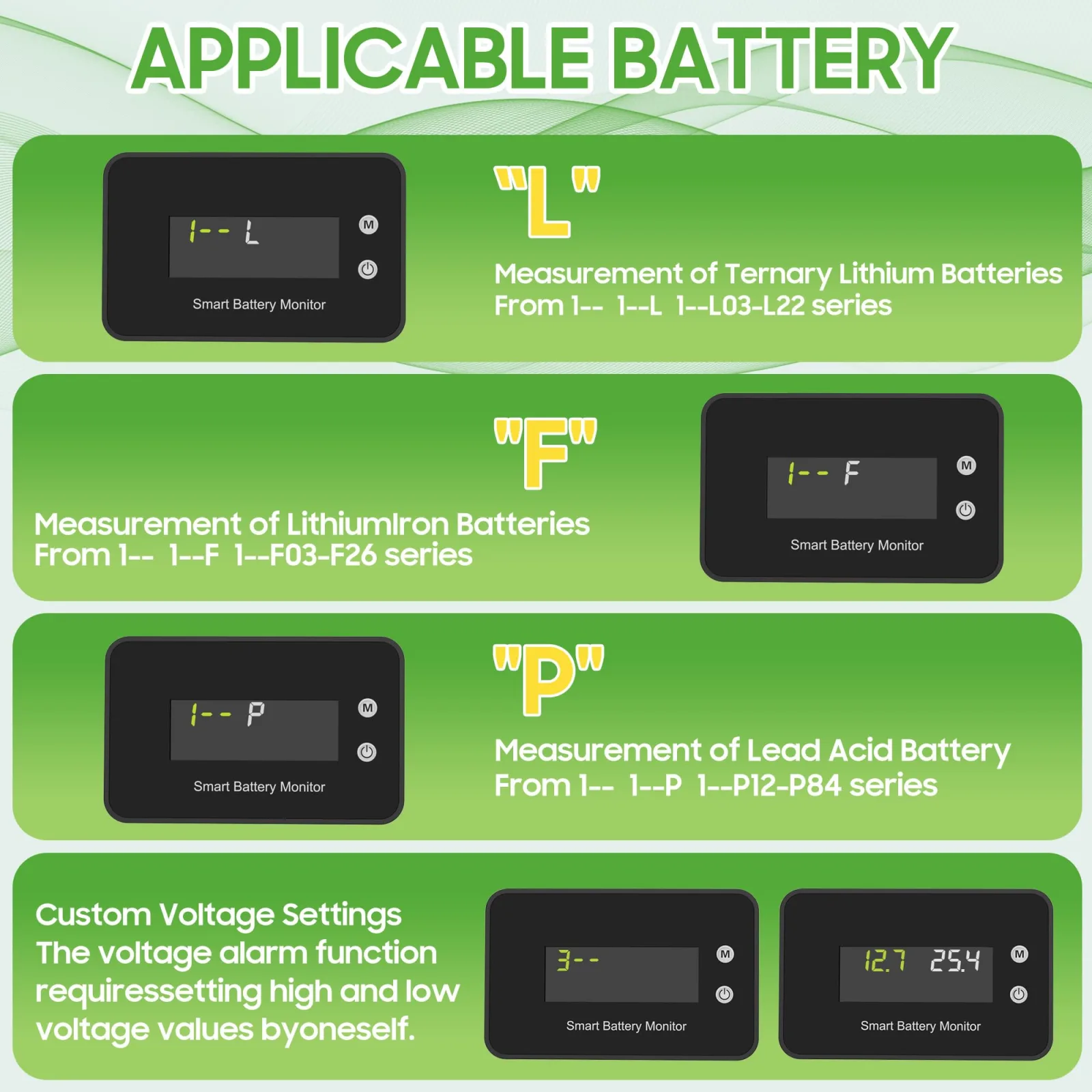 10L0L 7-100V Golf Cart Battery Monitor image 3