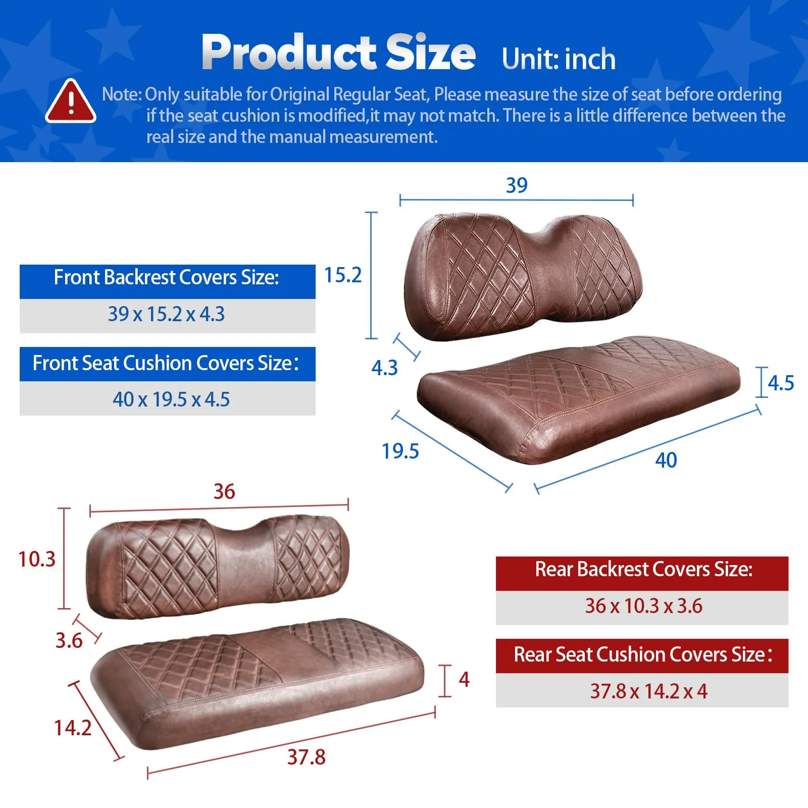NOKINS Club Car Precedent Seat Covers with Armrests image 4