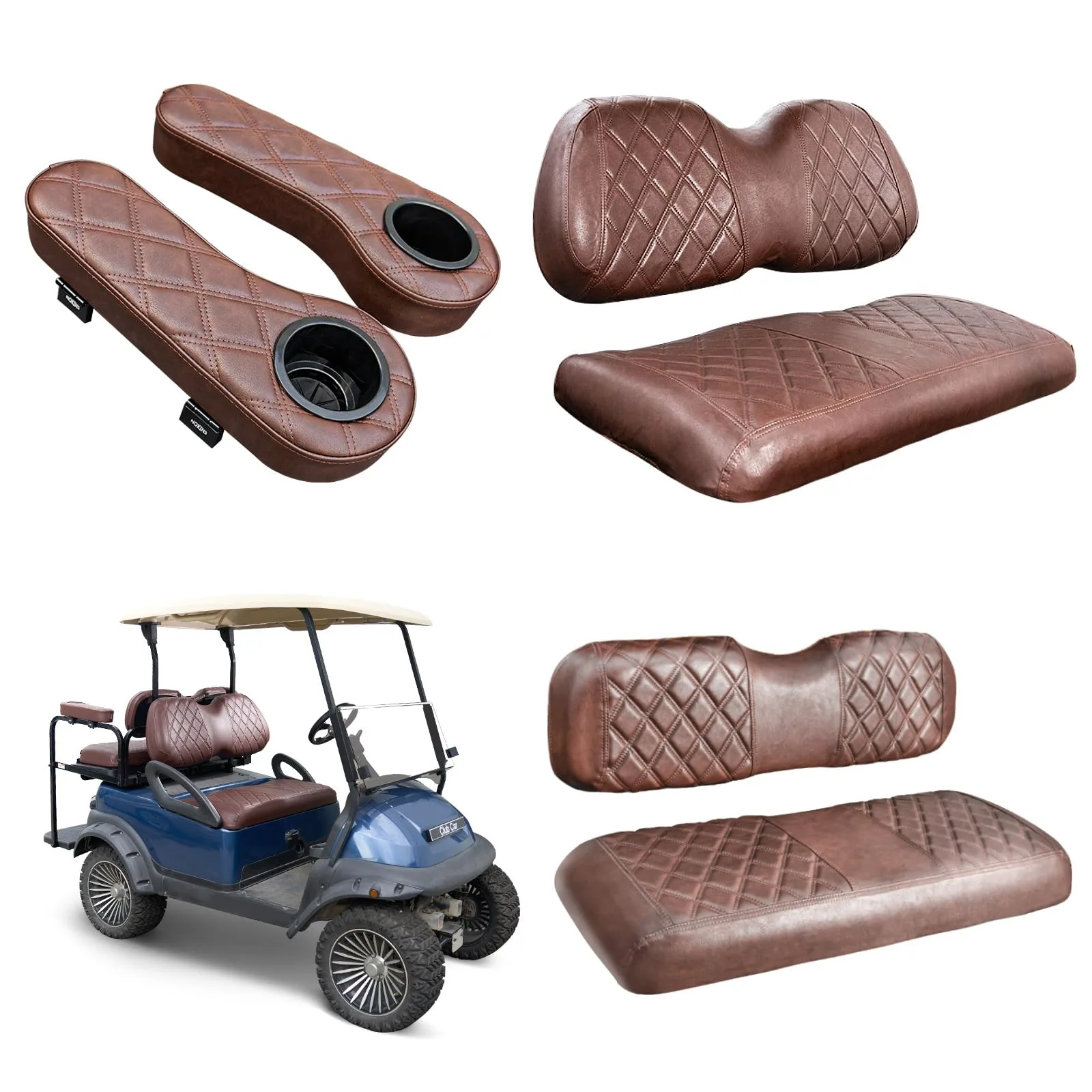 NOKINS Club Car Precedent Seat Covers with Armrests
