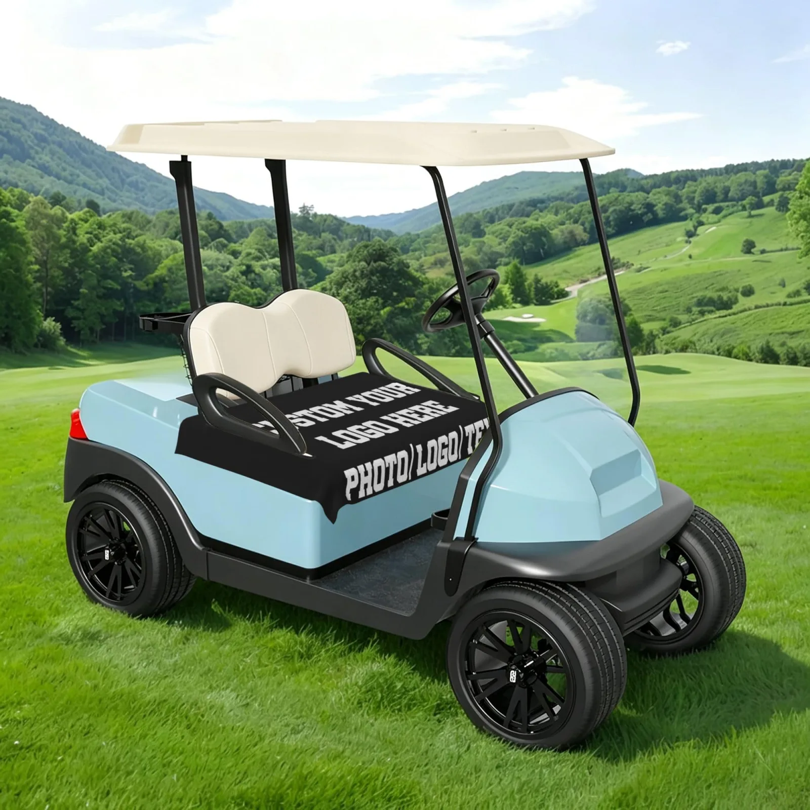 Personalized Golf Cart Front Seat Cover, 52 x 32 in image 3