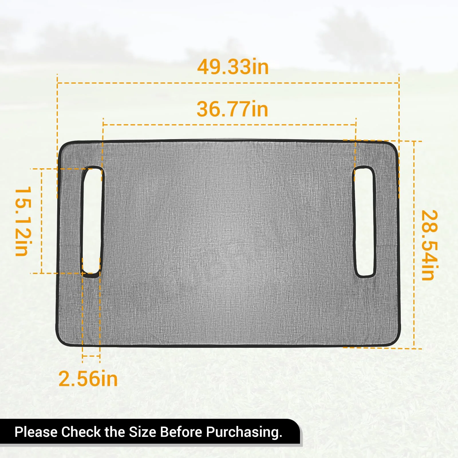 CLUBRALLY Golf Cart Seat Cover for Club Car and E-Z-GO image 3