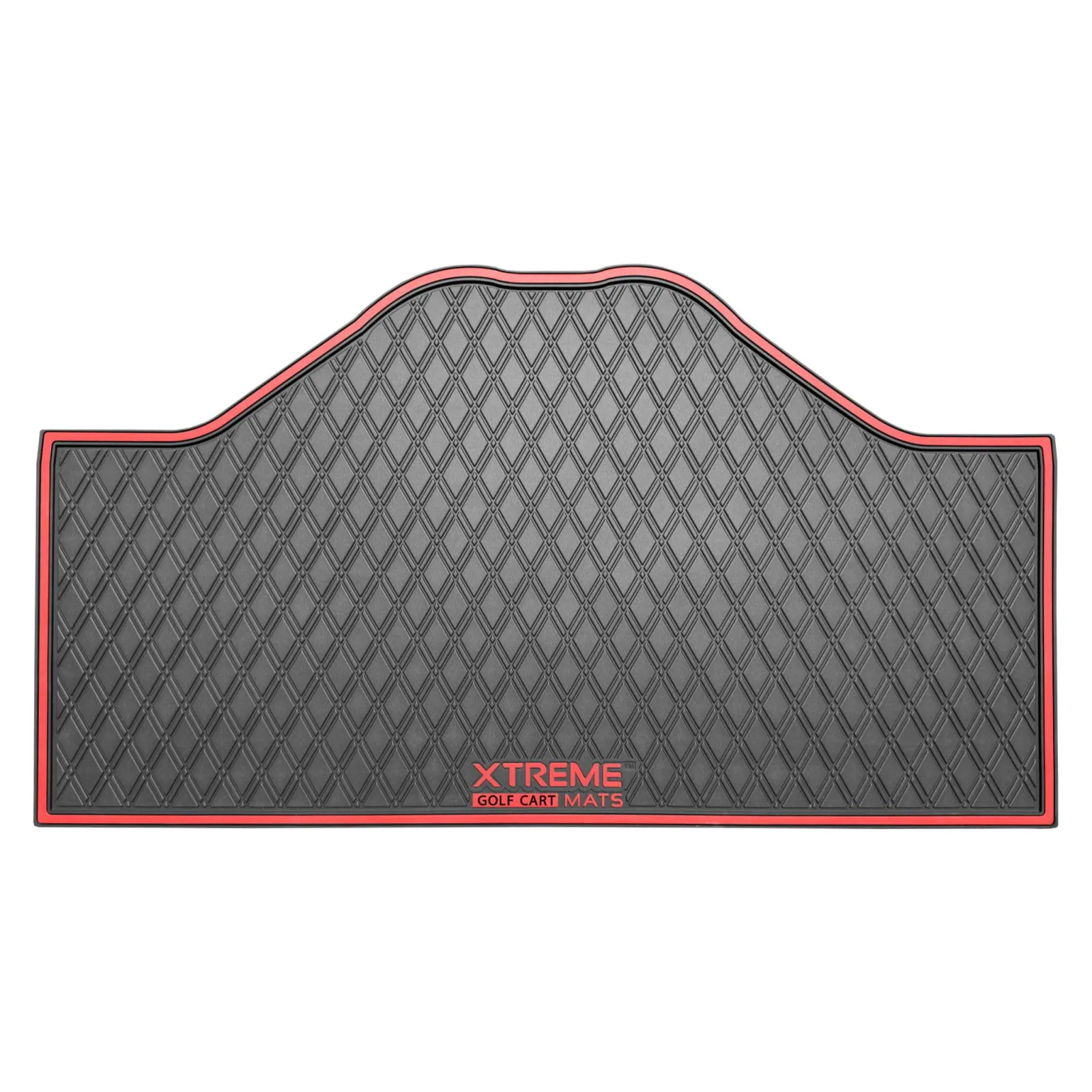 Xtreme Golf Cart Mats EPIC-E40FX Floor Mat Set — Red Trim image 4