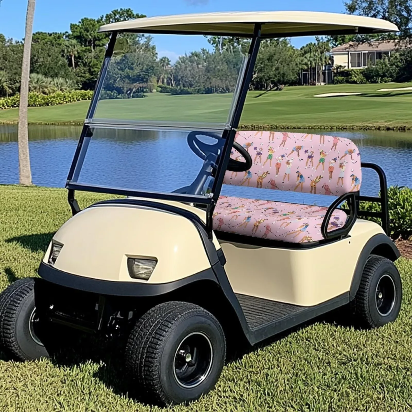Rarucativ Golf Cart Seat Covers for E-Z-GO and Club Car image 2