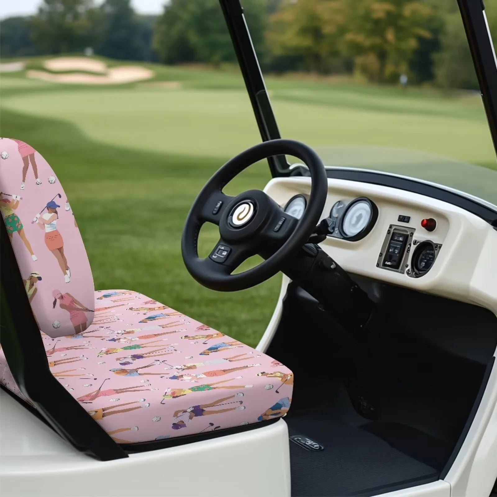 Rarucativ Golf Cart Seat Covers for E-Z-GO and Club Car image 4