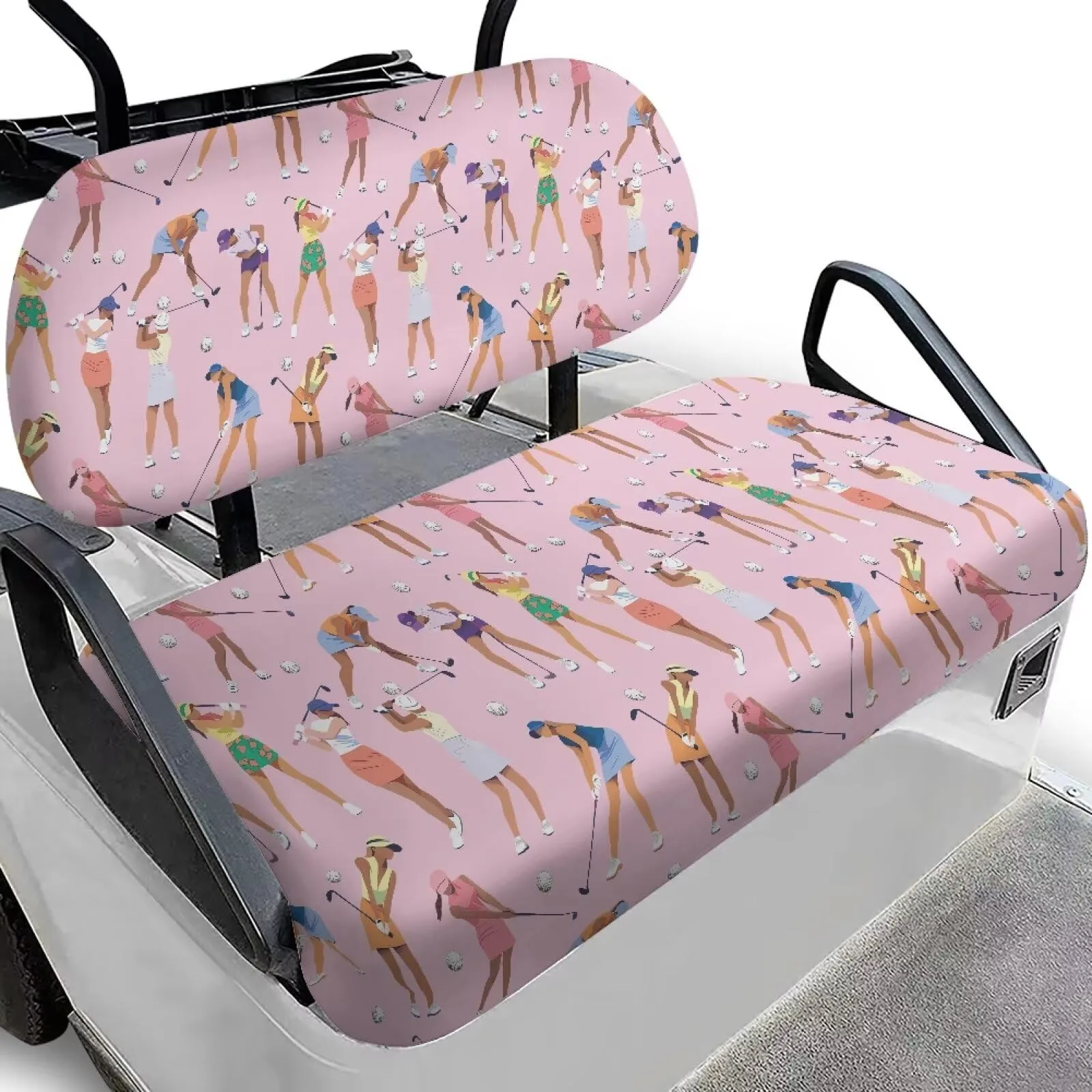 Rarucativ Golf Cart Seat Covers for E-Z-GO and Club Car