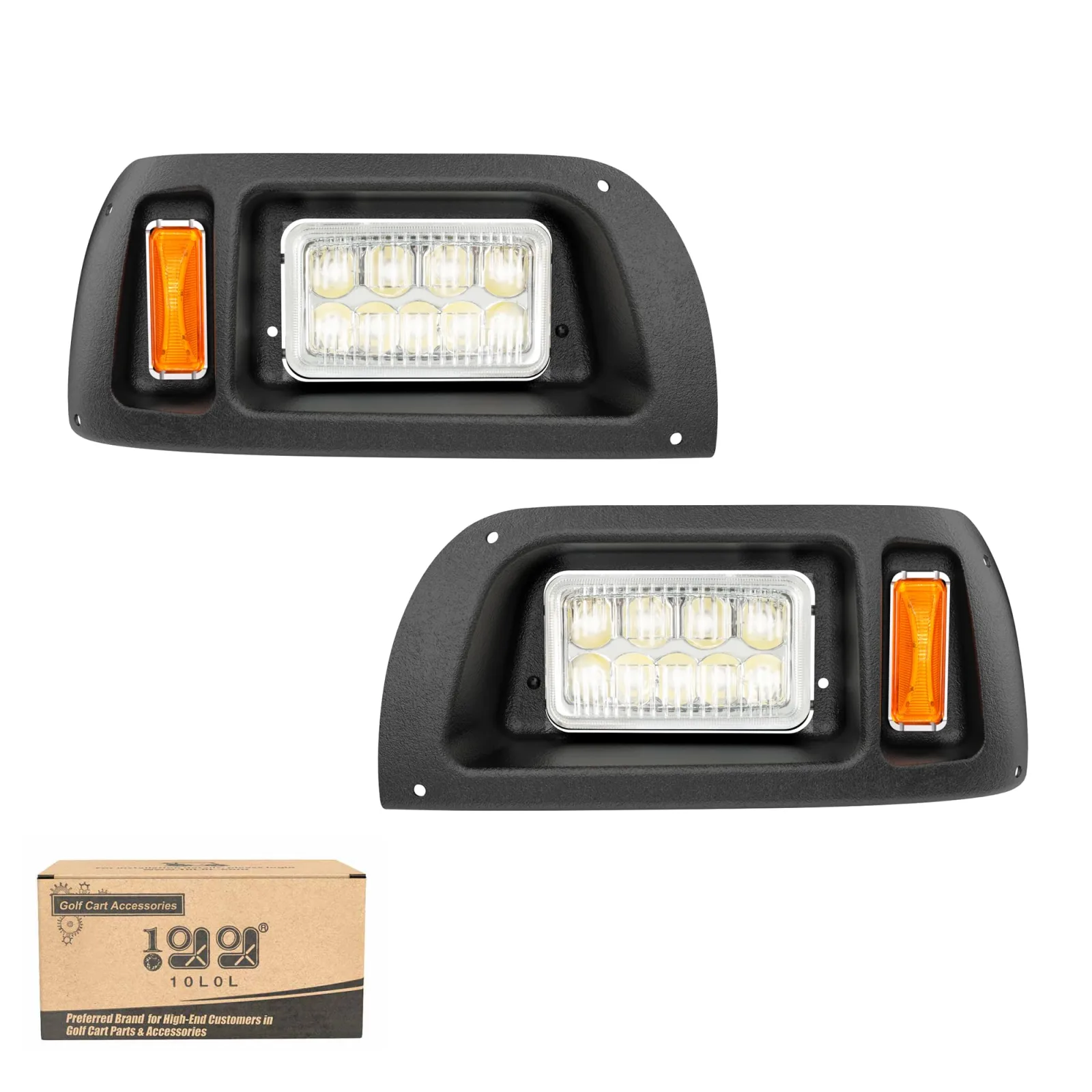 10L0L Headlights for Club Car DS 1993+ 12V