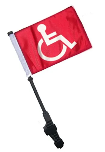 SSP Flags Red 6 x 9-Inch Golf Cart Handicap Flag