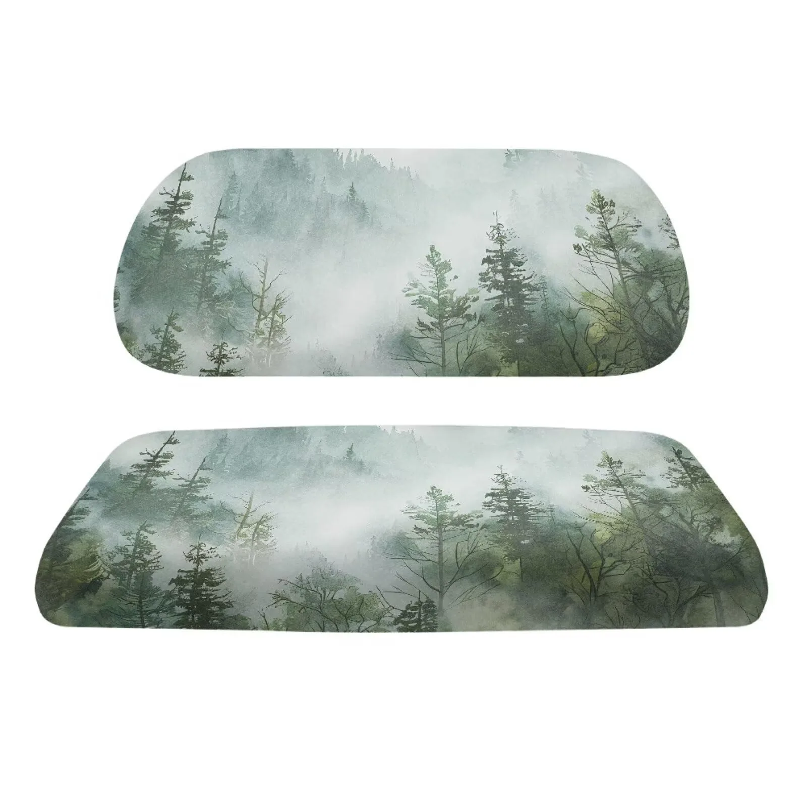 TOADDMOS Green Forest Golf Cart Seat Cover
