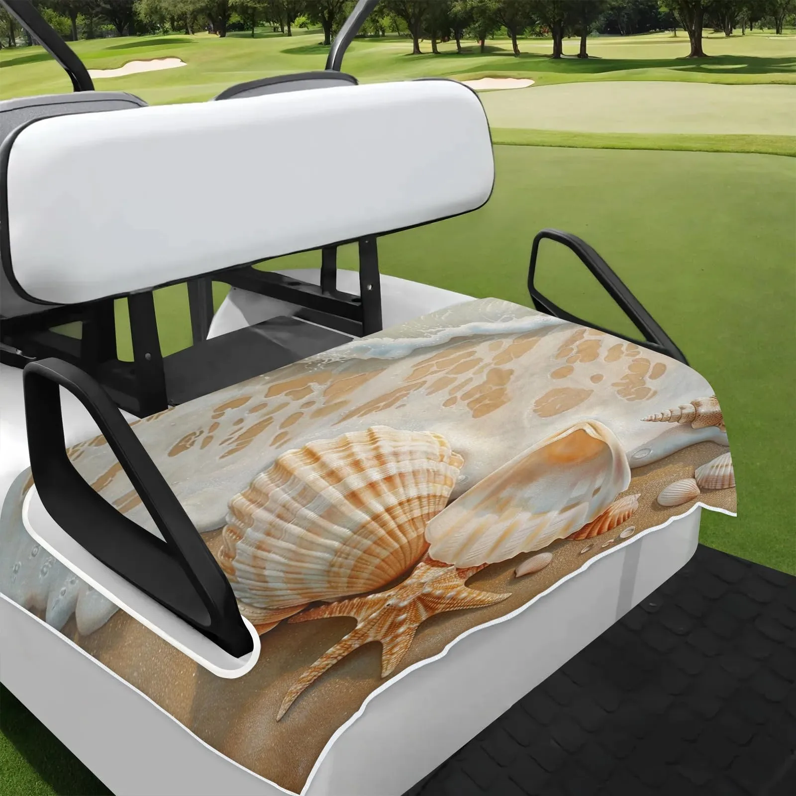 Tiveruda Golf Cart Seat Cover for Double Seats, 51 x 31 in