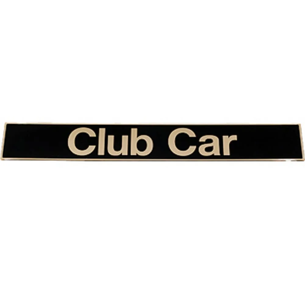 Club Car Precedent Name Plate Decal 2004-2021 image 2