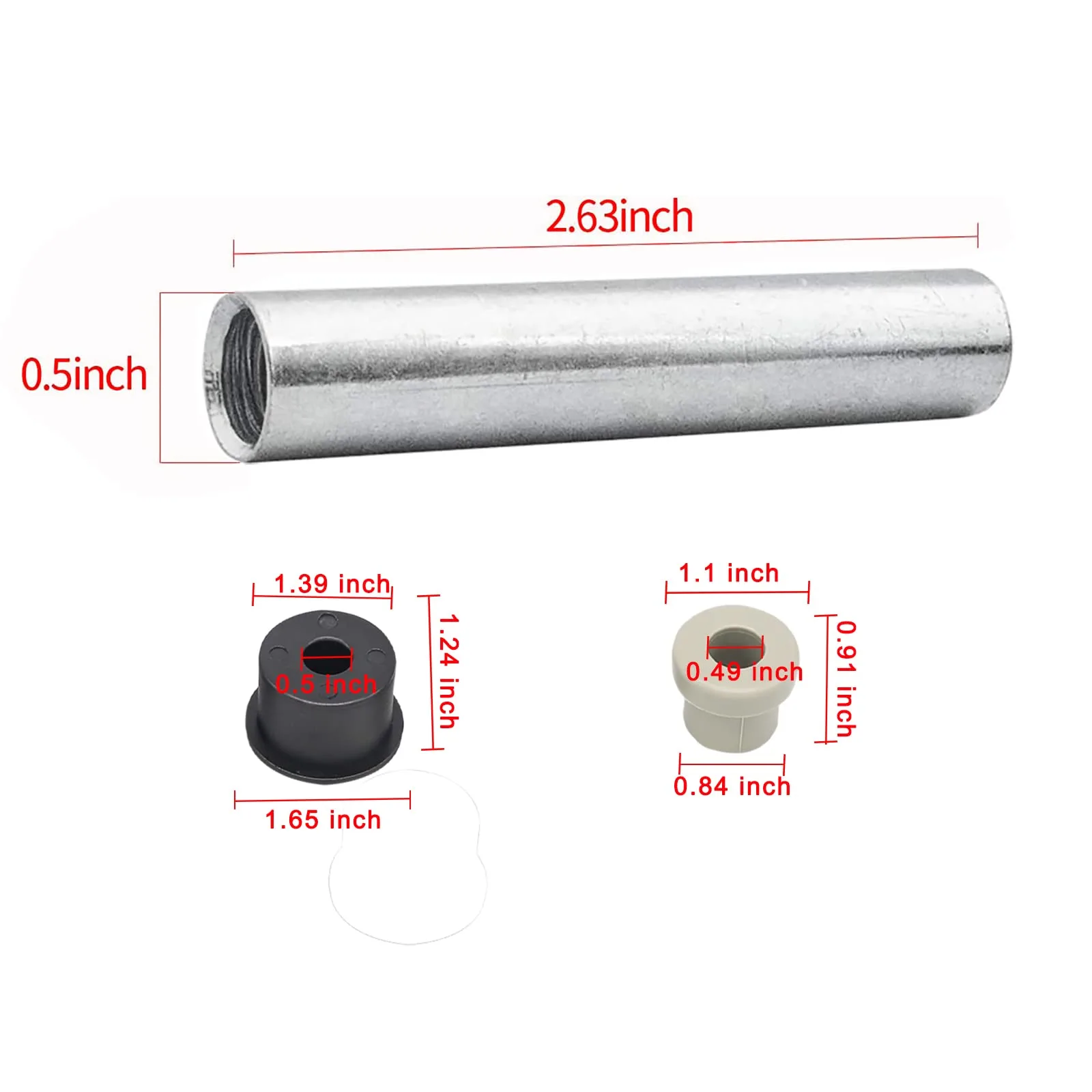 DRIVE UP E-Z-GO RXV Rear Leaf Spring Bushing Kit image 3