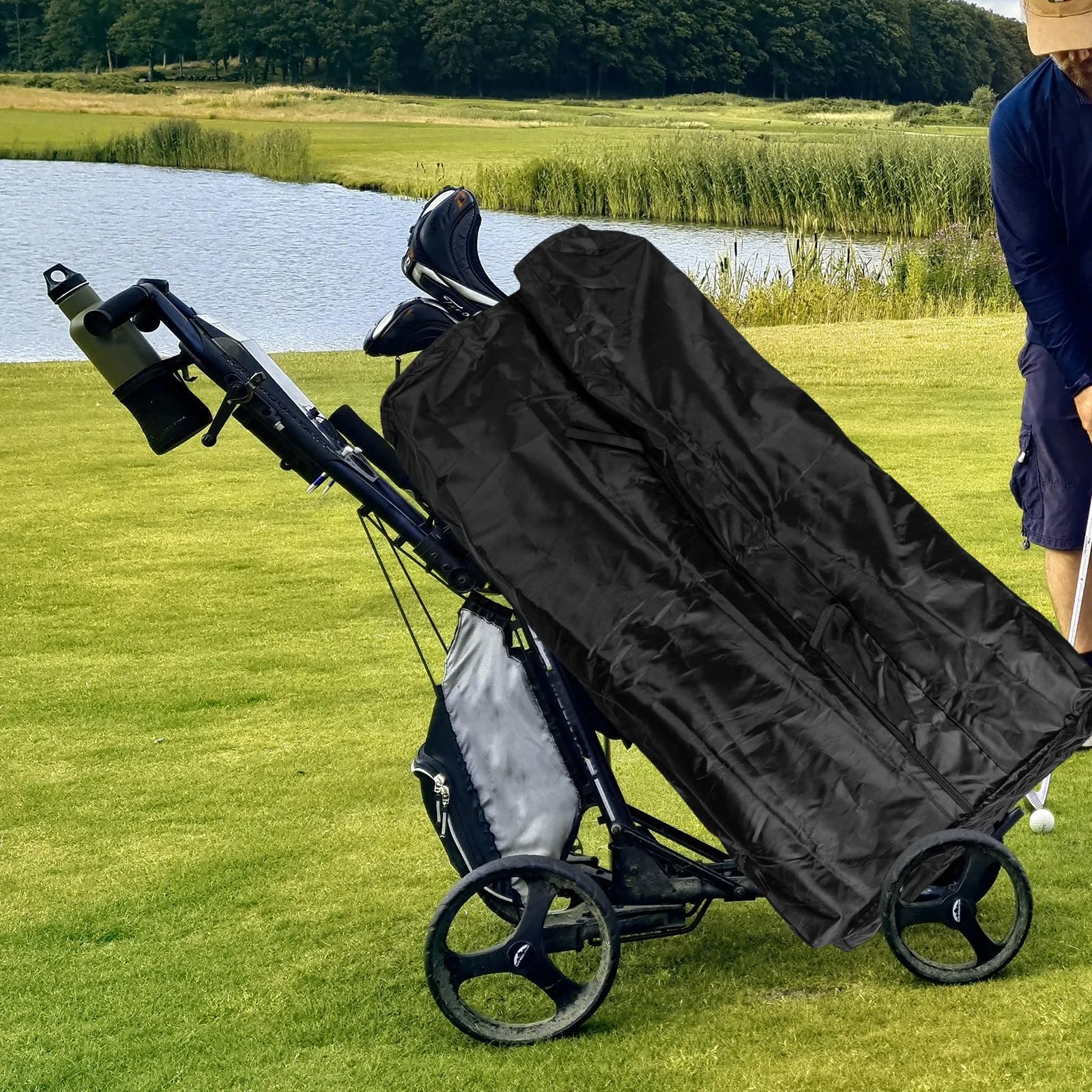 GATHINESS Golf Bag Rain Cover — Waterproof Oxford Cloth, 130×62×30 cm image 4