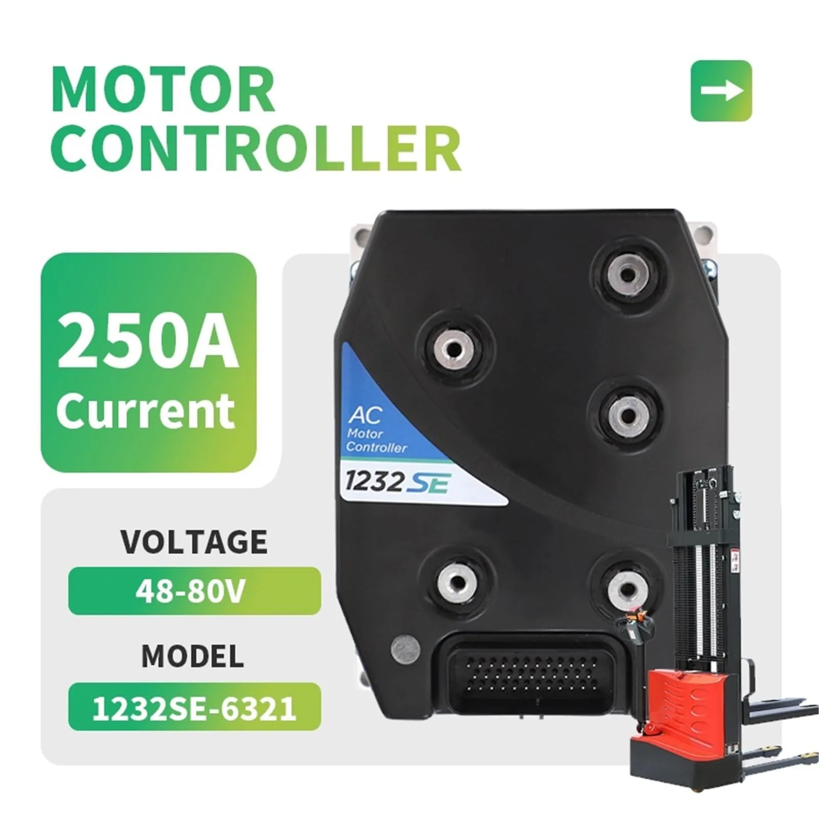 OYFEKNKUZ 1232SE-6321 AC Motor Controller 48-80V 250A image 3