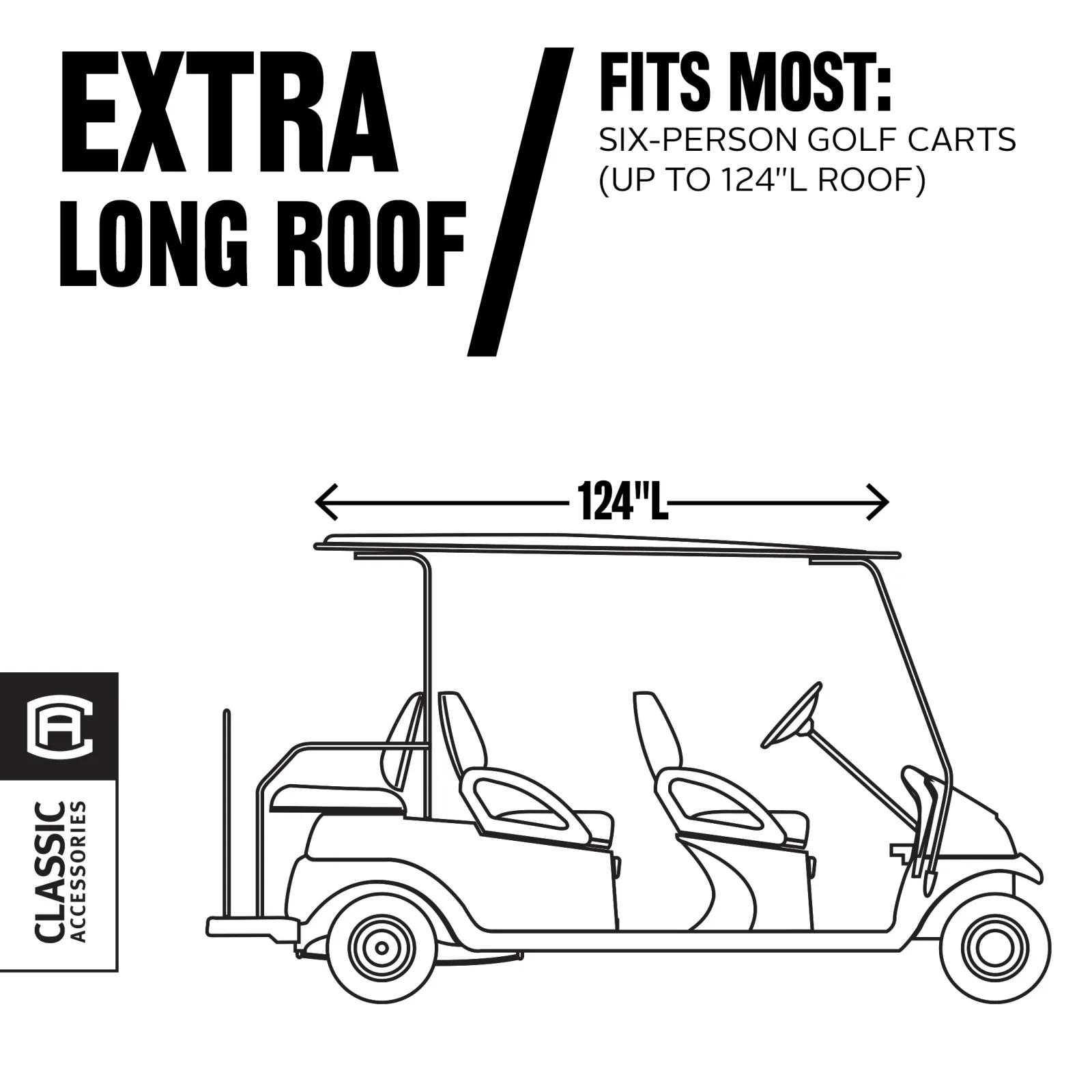 Classic Accessories Fairway Golf Cart Cover 40-042-345801-00 image 3
