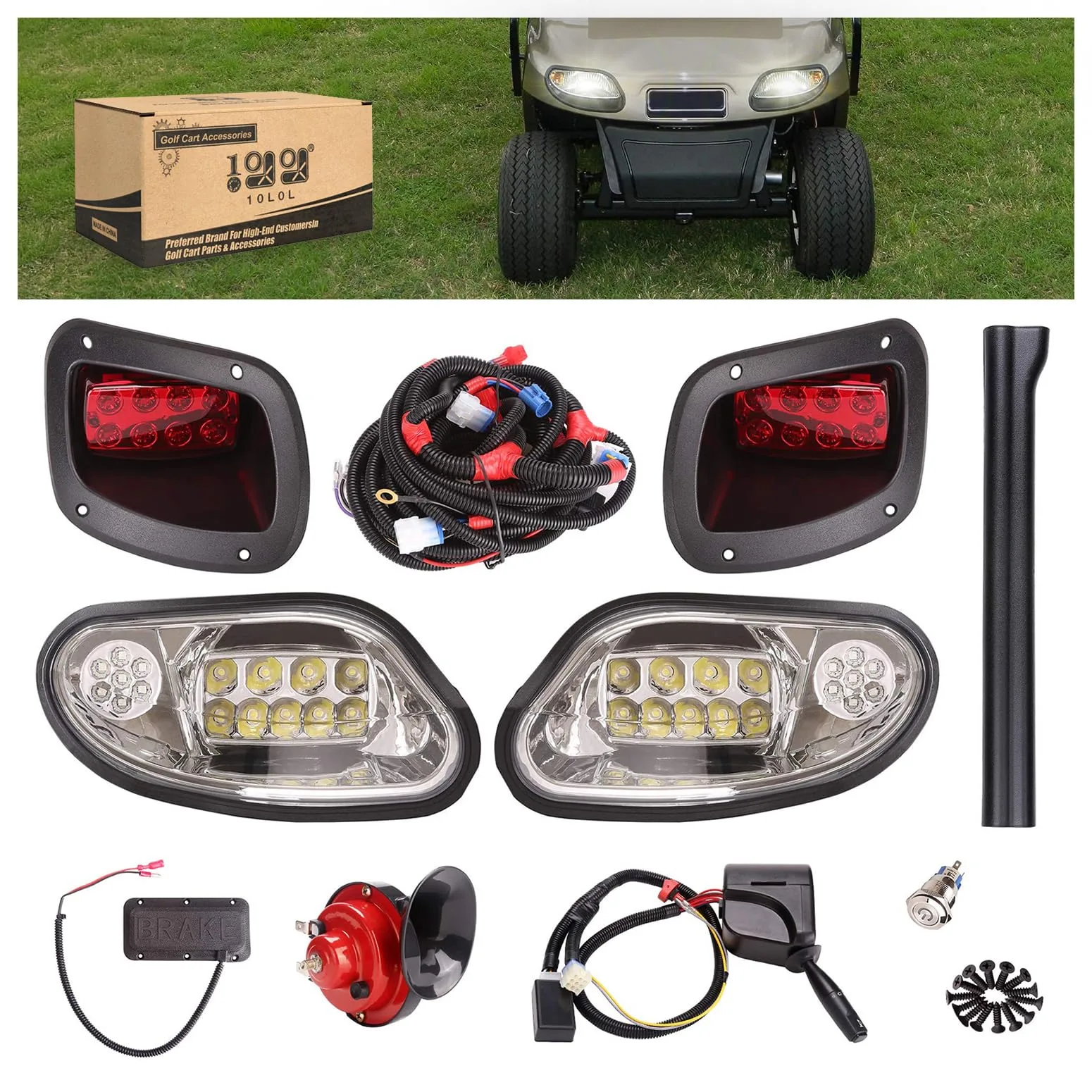 10L0L Light Kit for 2014-Up E-Z-GO Freedom TXT T48 Valor