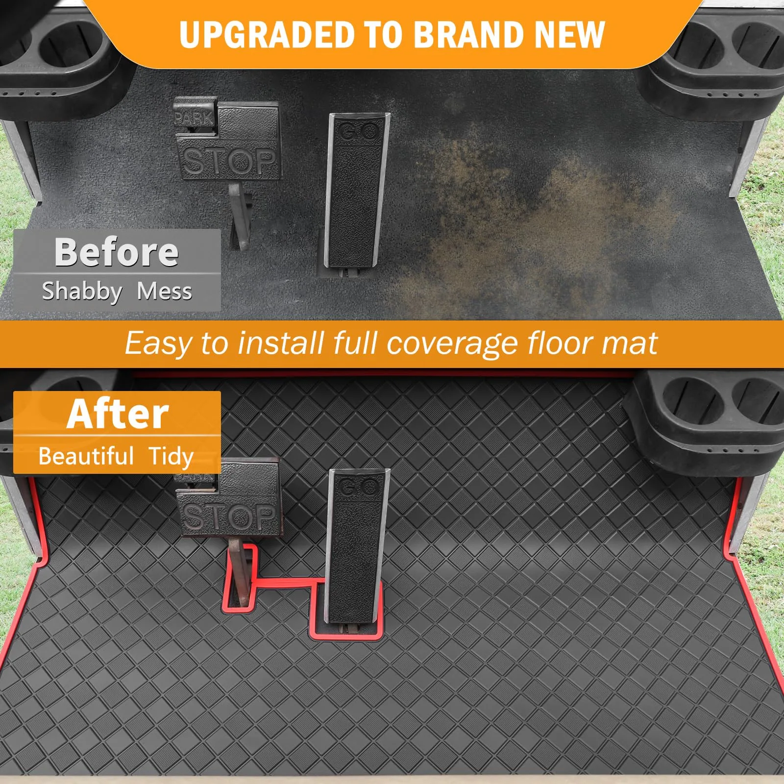 RIZINKART Floor Mat for Club Car DS 1982-2013 image 3