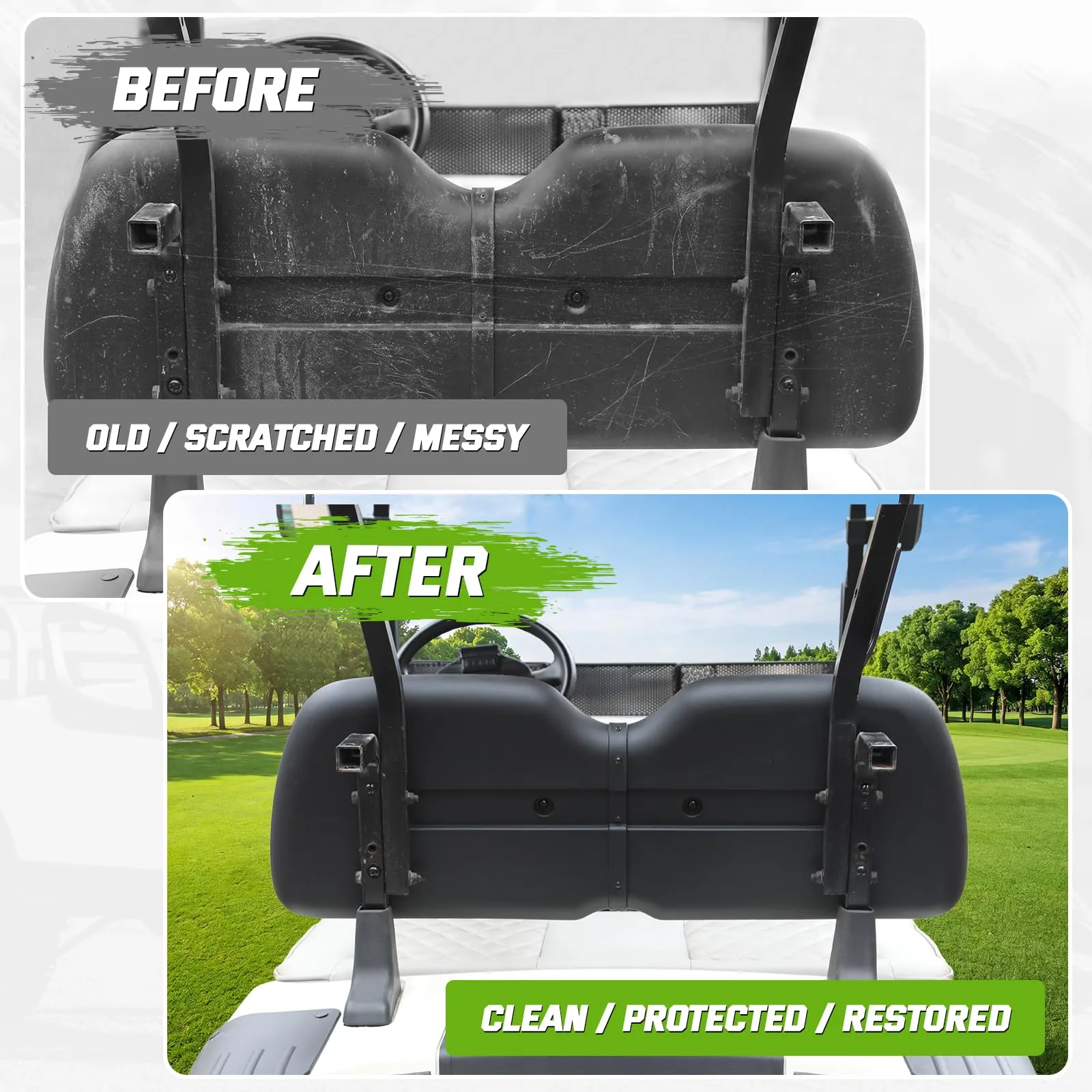 CYOOYC Seat Back Cap for E-Z-GO RXV (fits 2008+), Model RXV08-RS image 3