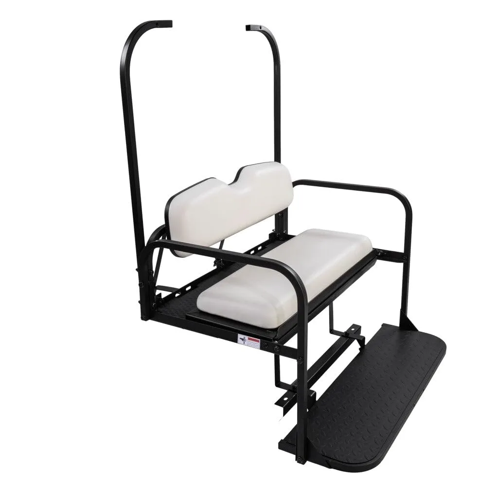 Rainier Parts White Flip Seat Kit for Club Car DS 1982-2000 image 2