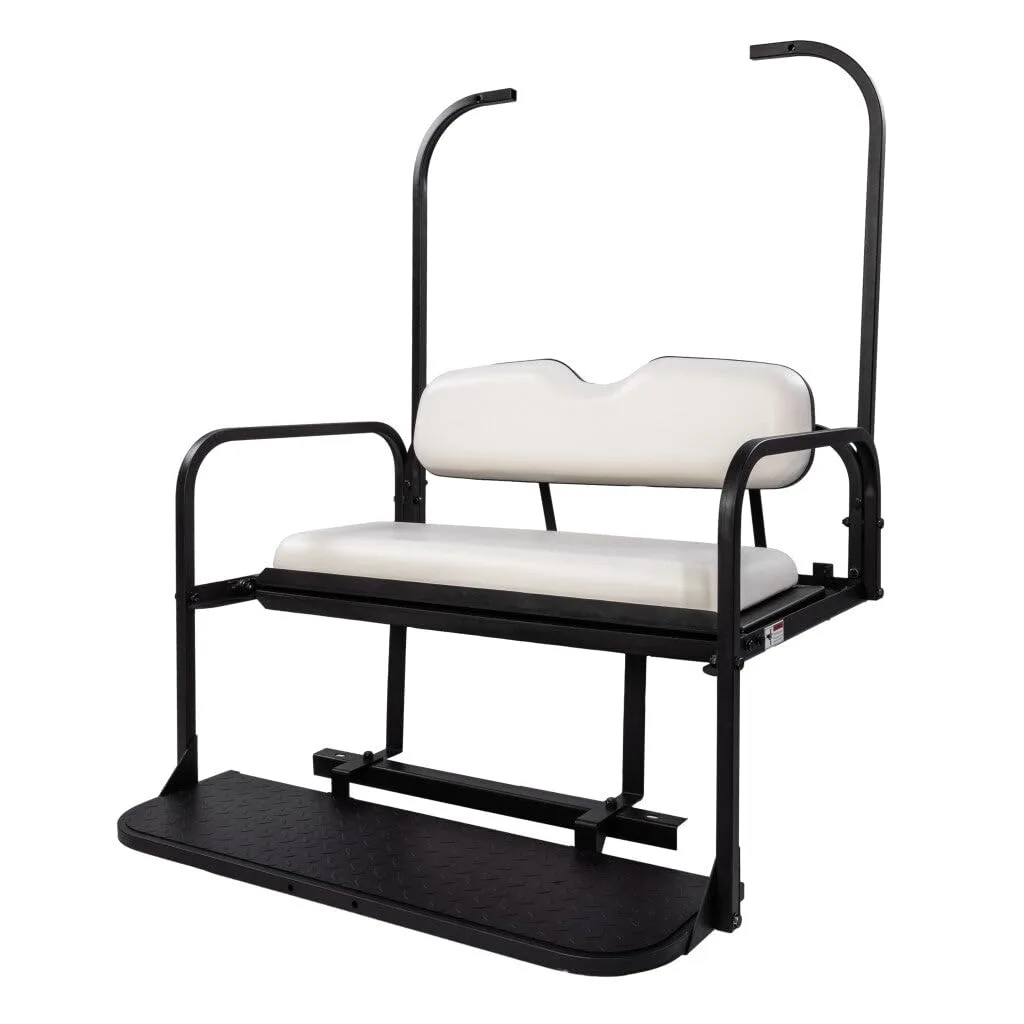 Rainier Parts White Flip Seat Kit for Club Car DS 1982-2000 image 3