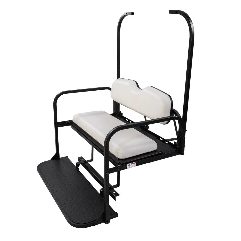 Rainier Parts White Flip Seat Kit for Club Car DS 1982-2000 image 4