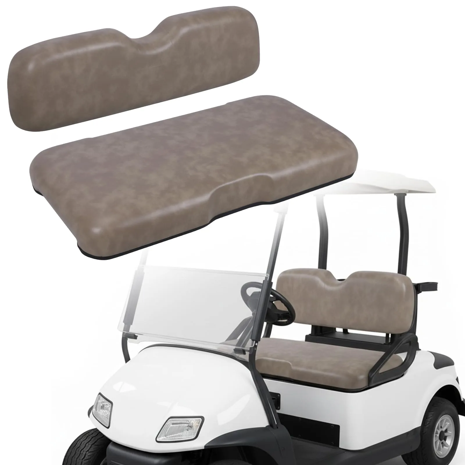 Genostack Front Seat Cushion & Backrest Kit for E-Z-GO RXV (2008+) image 2