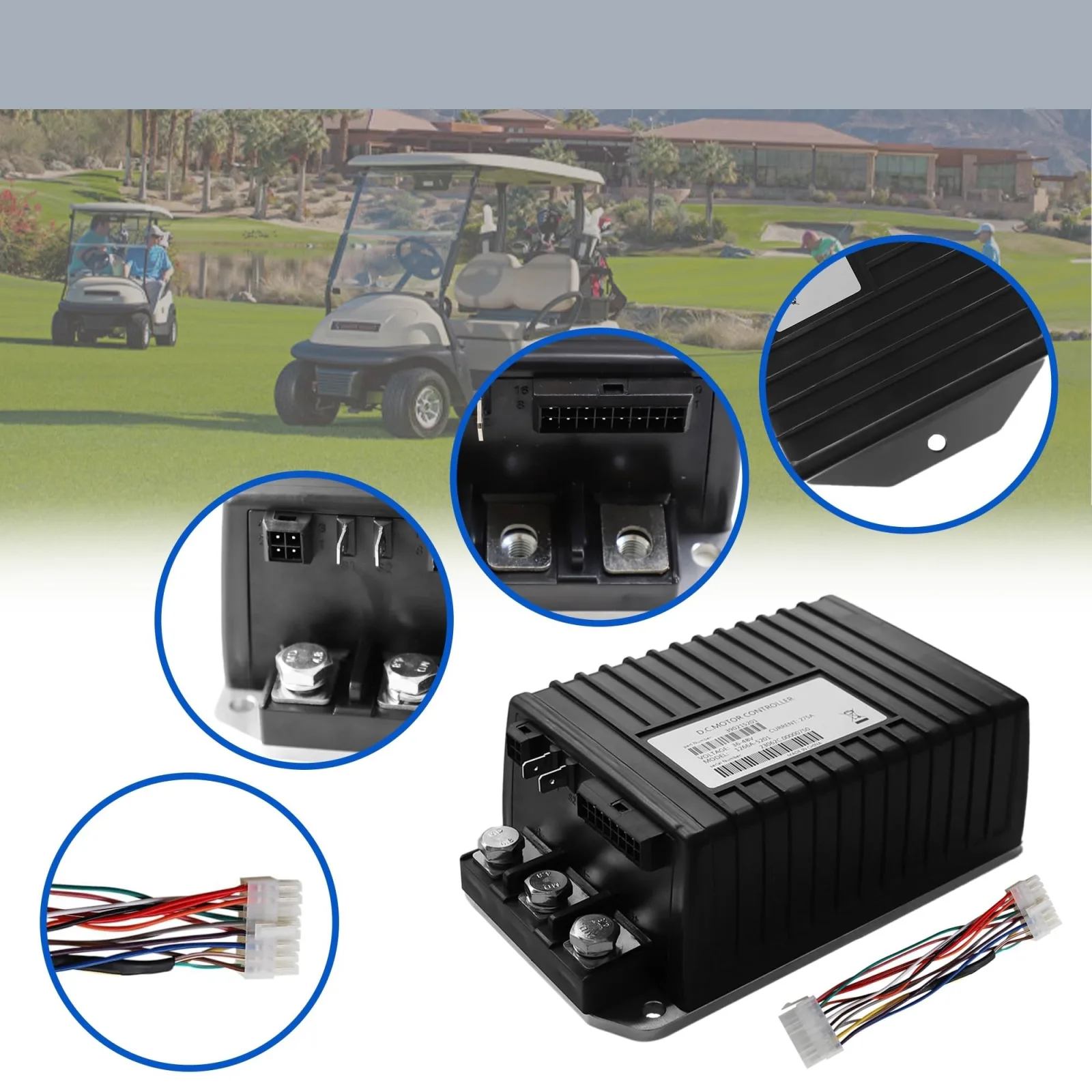 KINBZQ 1510A-5251 48V 275A DC Motor Controller image 4