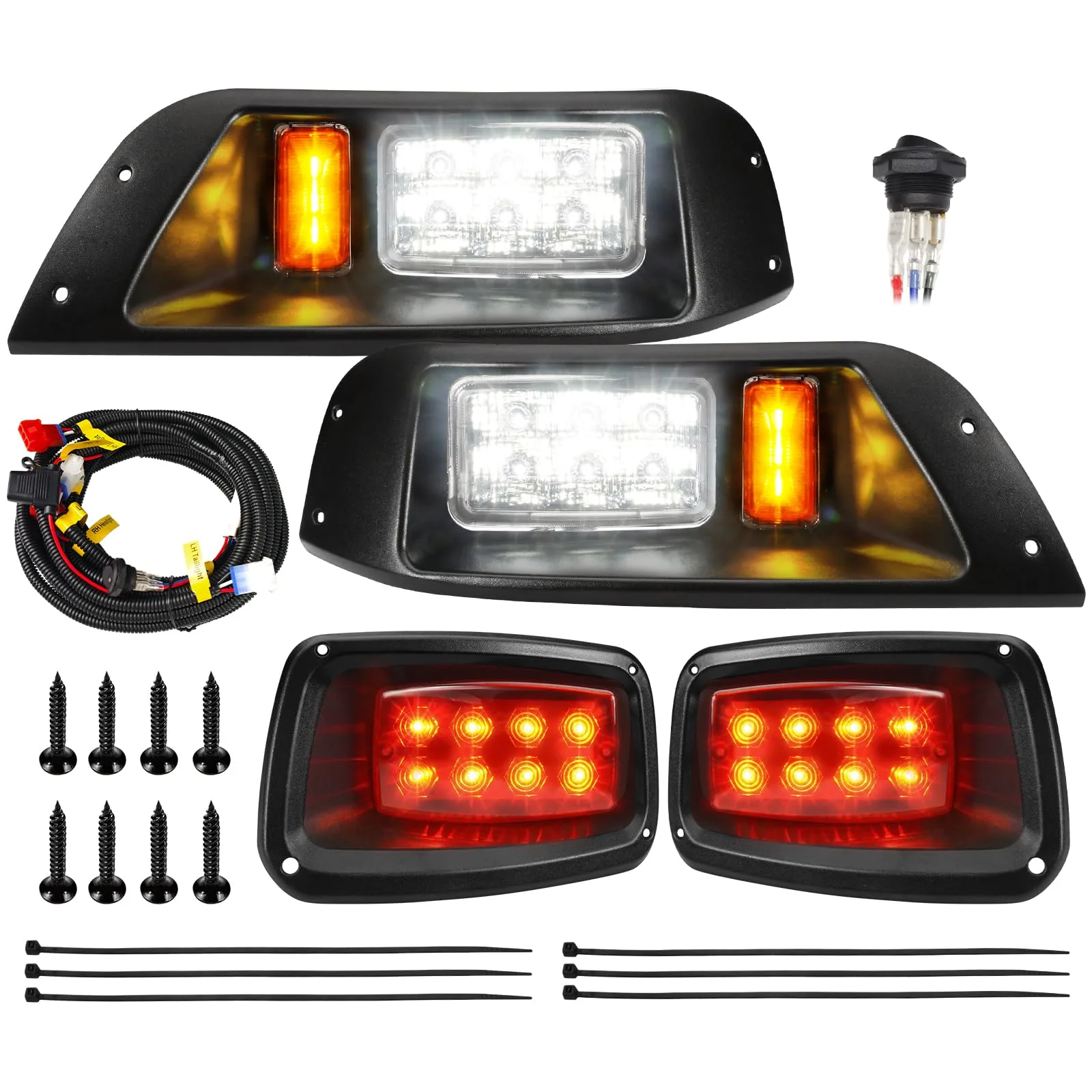EXEFCH LED Light Kit for E-Z-GO TXT 1996-2013