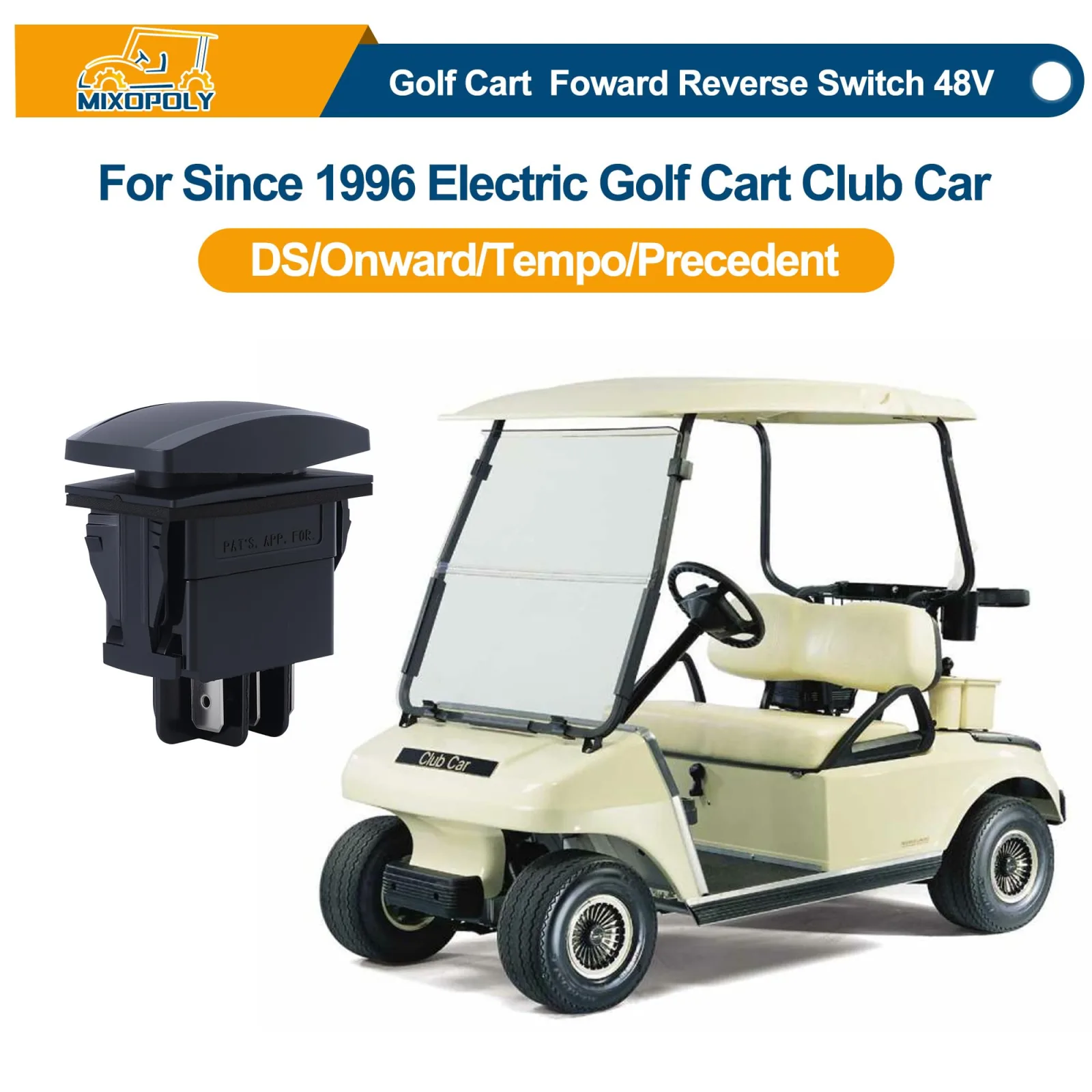 MIXOPOLY Club Car 48V Forward-Reverse Switch image 3