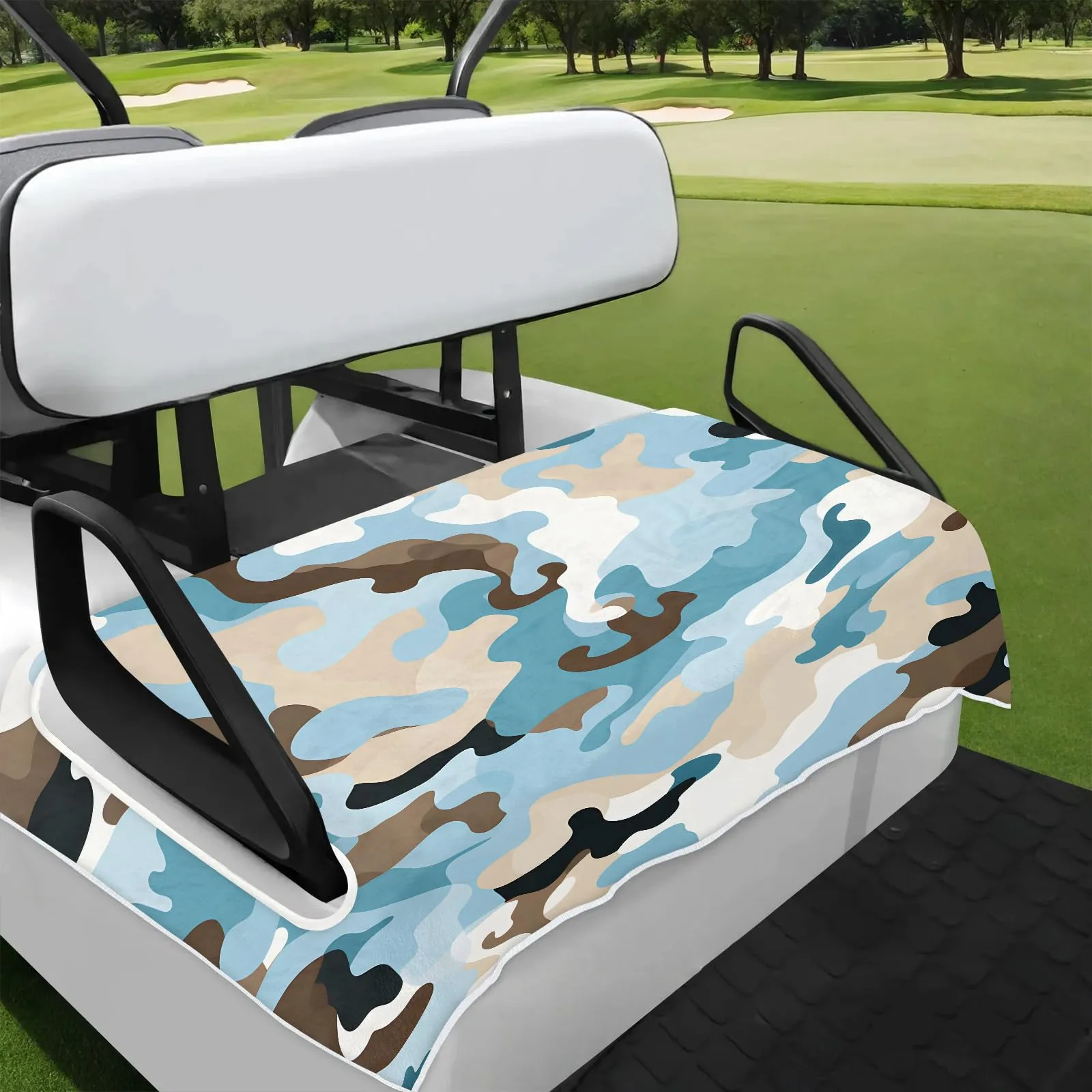 Tiveruda Golf Cart Seat Cover for Double Seats, 51 x 31 in