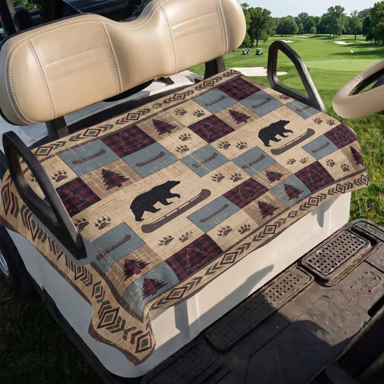 Trosturdspn Golf Cart Seat Towel Blanket 51 x 31 Inch image 4
