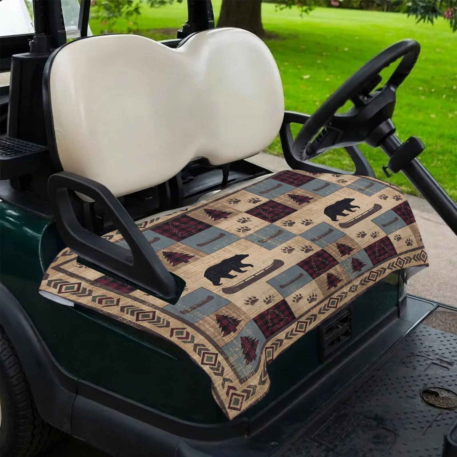 Trosturdspn Golf Cart Seat Towel Blanket 51 x 31 Inch