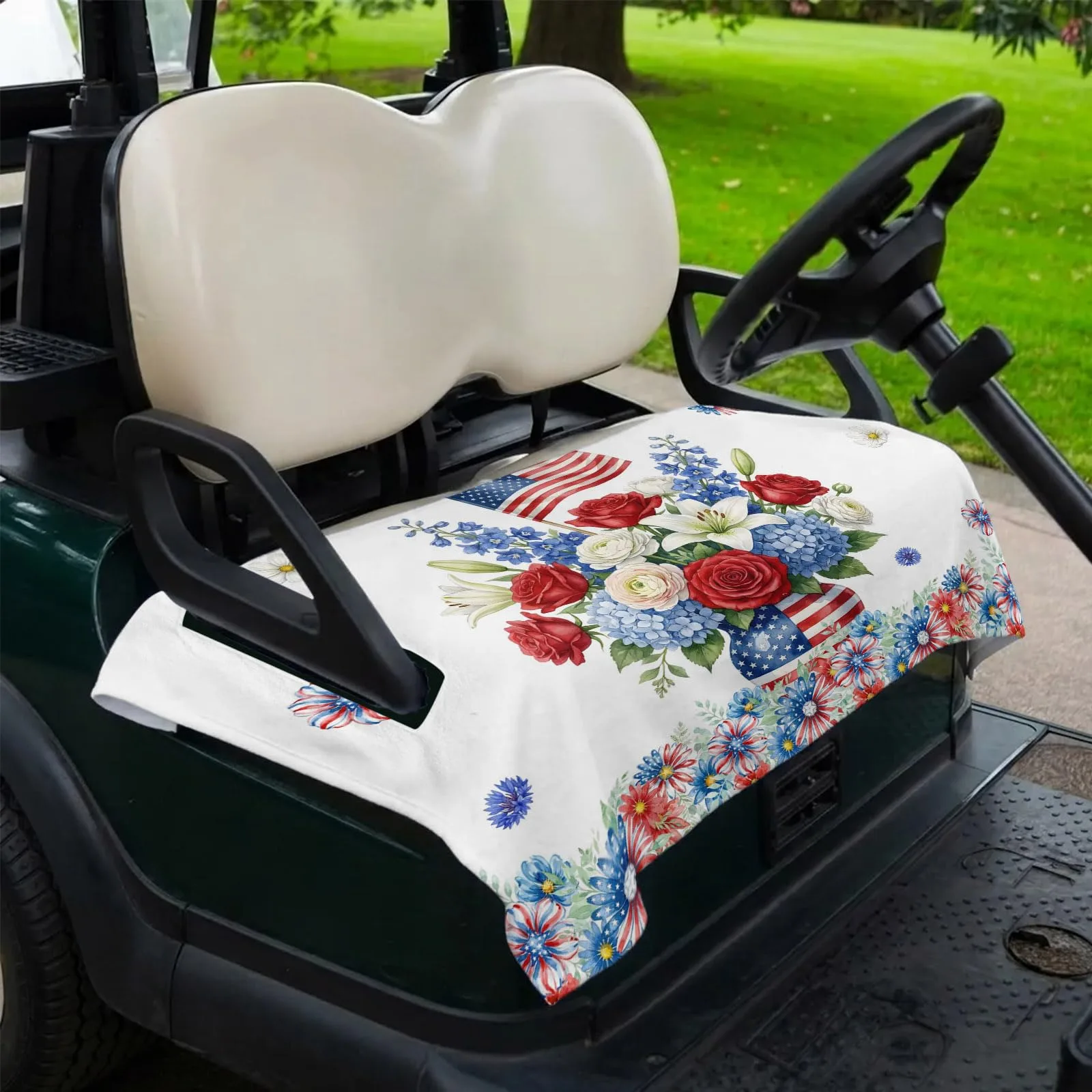 DecorLovee Golf Cart Seat Cover, 51 x 31 Inches image 2