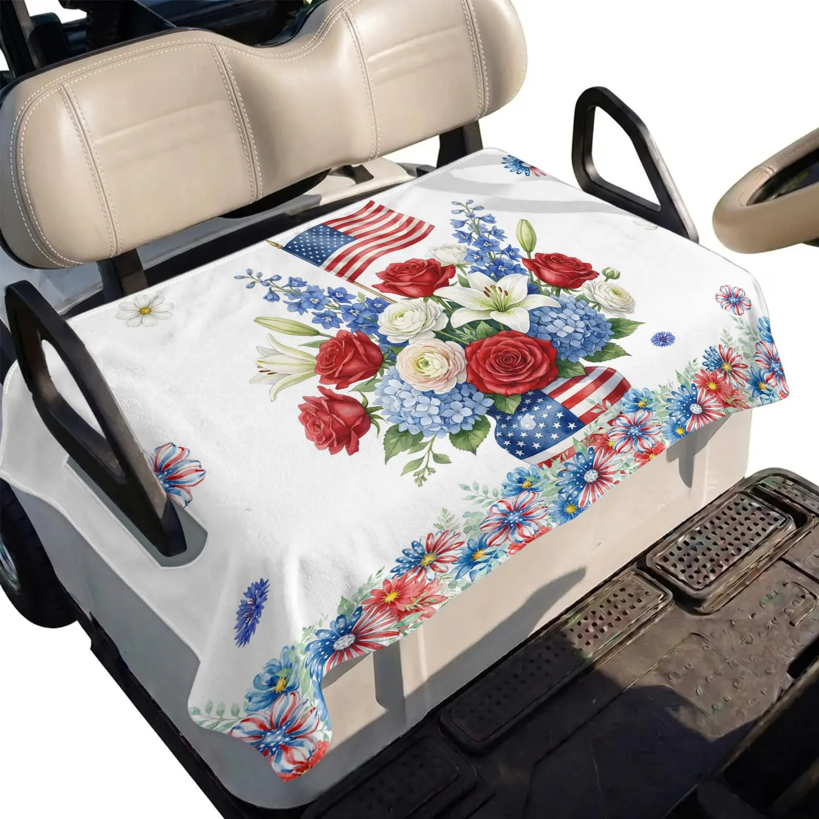 DecorLovee Golf Cart Seat Cover, 51 x 31 Inches