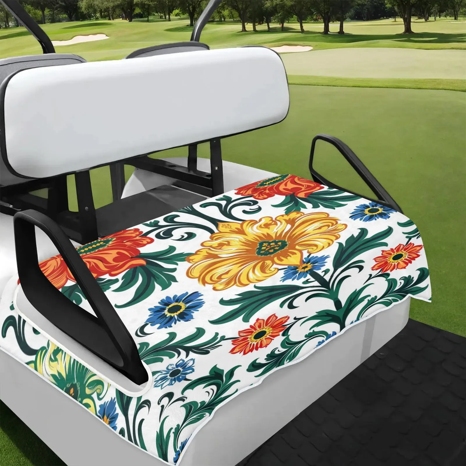 Tiveruda Golf Cart Seat Cover for Double Seats