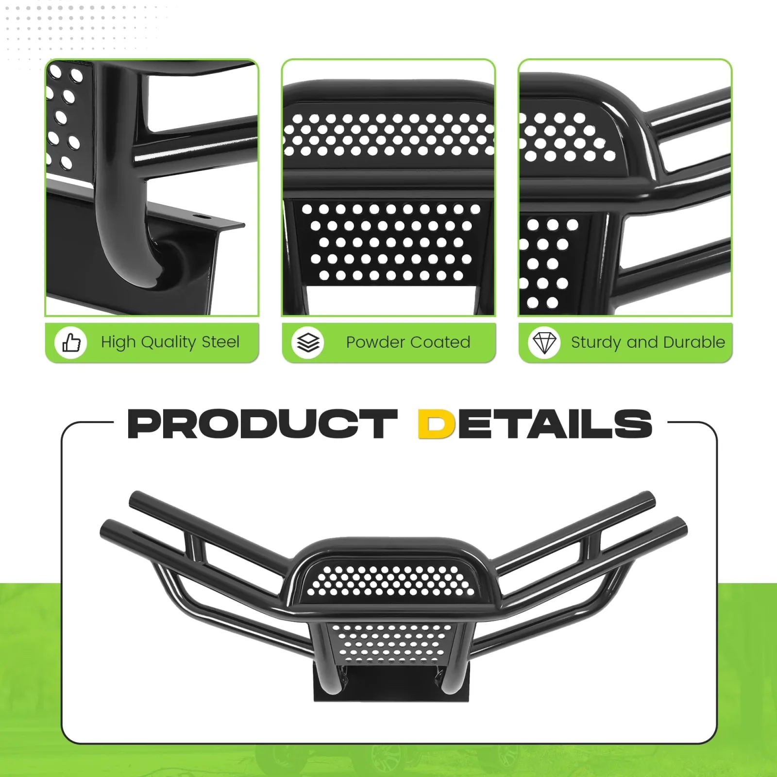 KUAFU GO-3958 Brush Guard for Club Car Tempo image 4