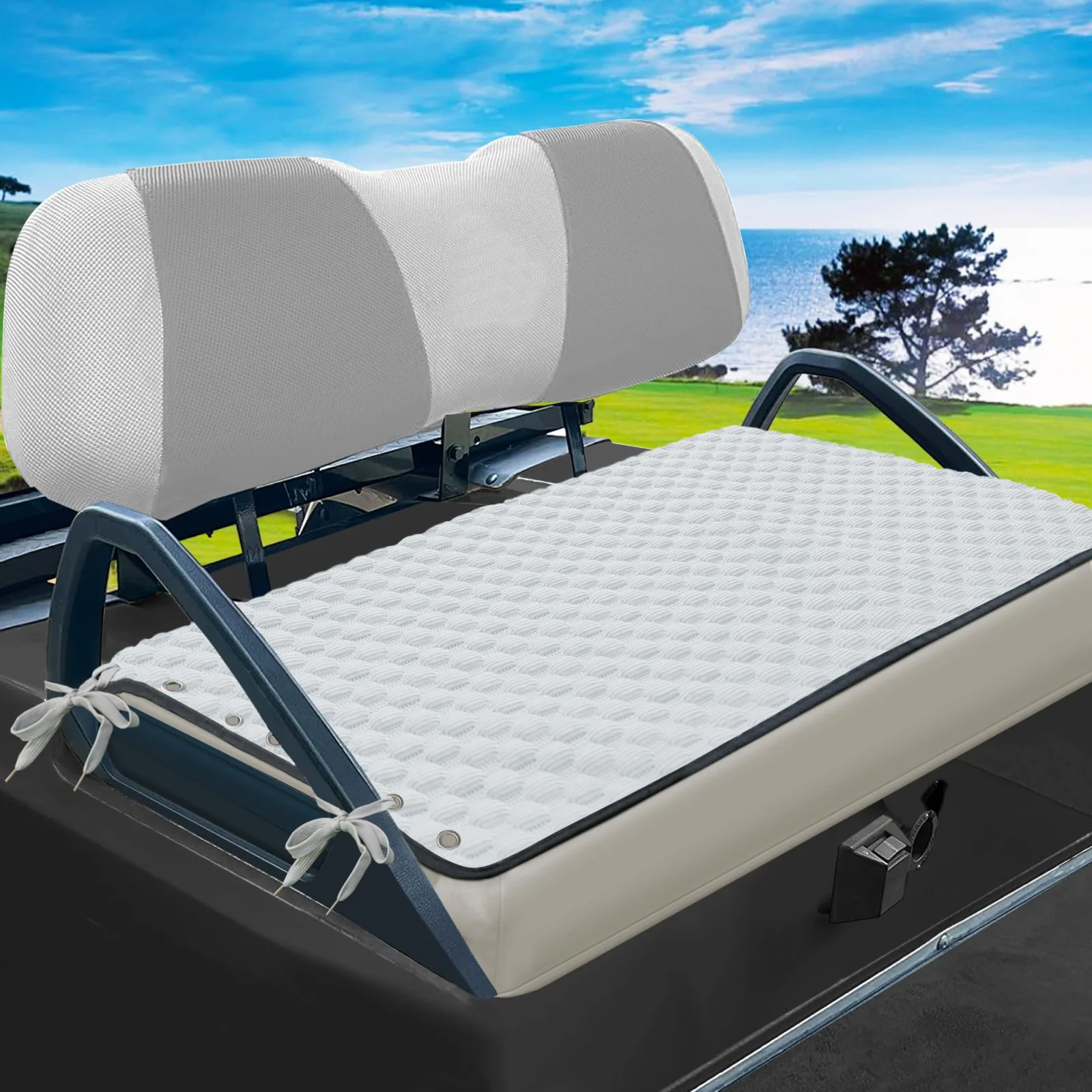 YOKYHOM Cooling Golf Cart Seat Cover, 39 x 22 in