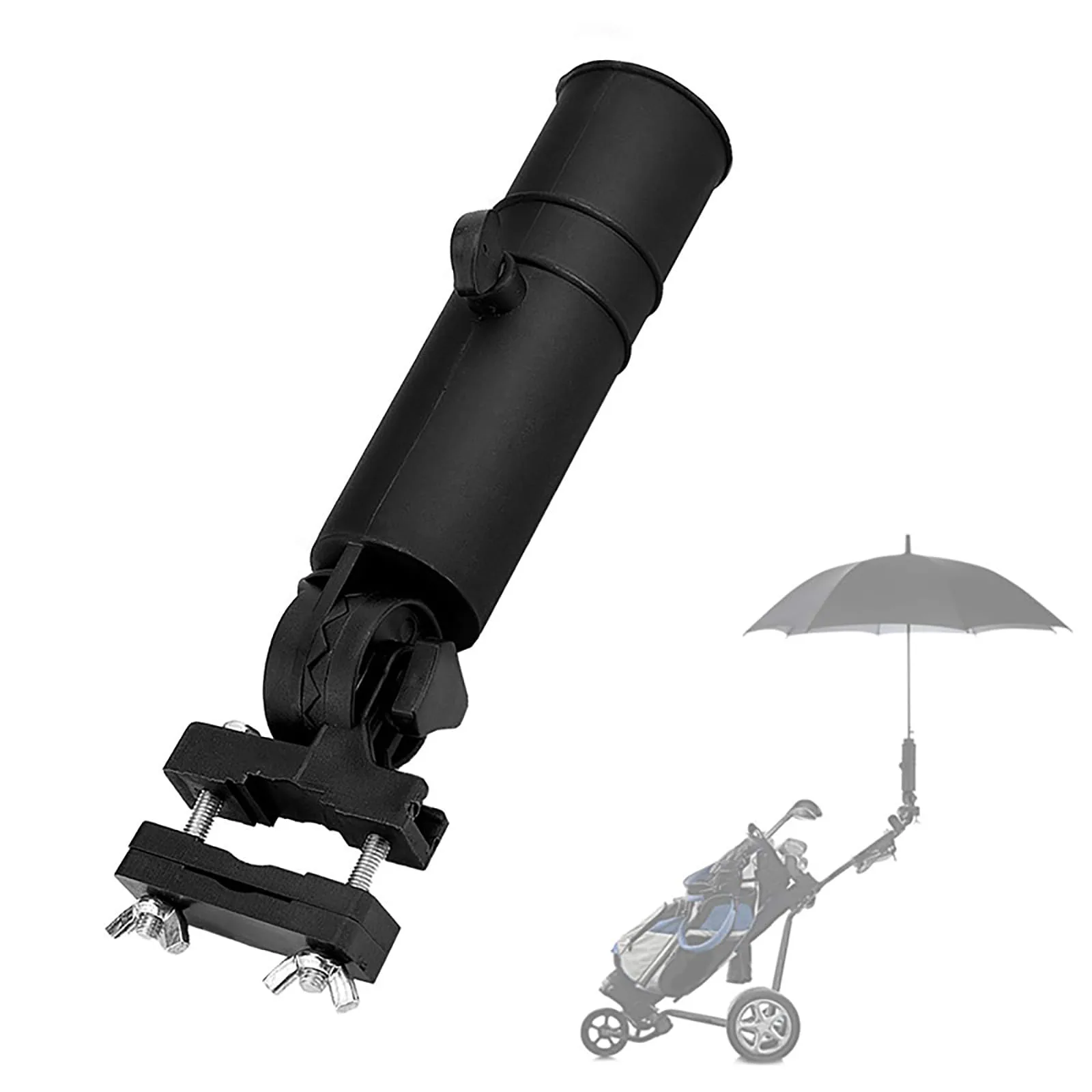 DGQCFDQ Clamp-On Golf Umbrella Holder for Bag Boy Nitron (2018+)