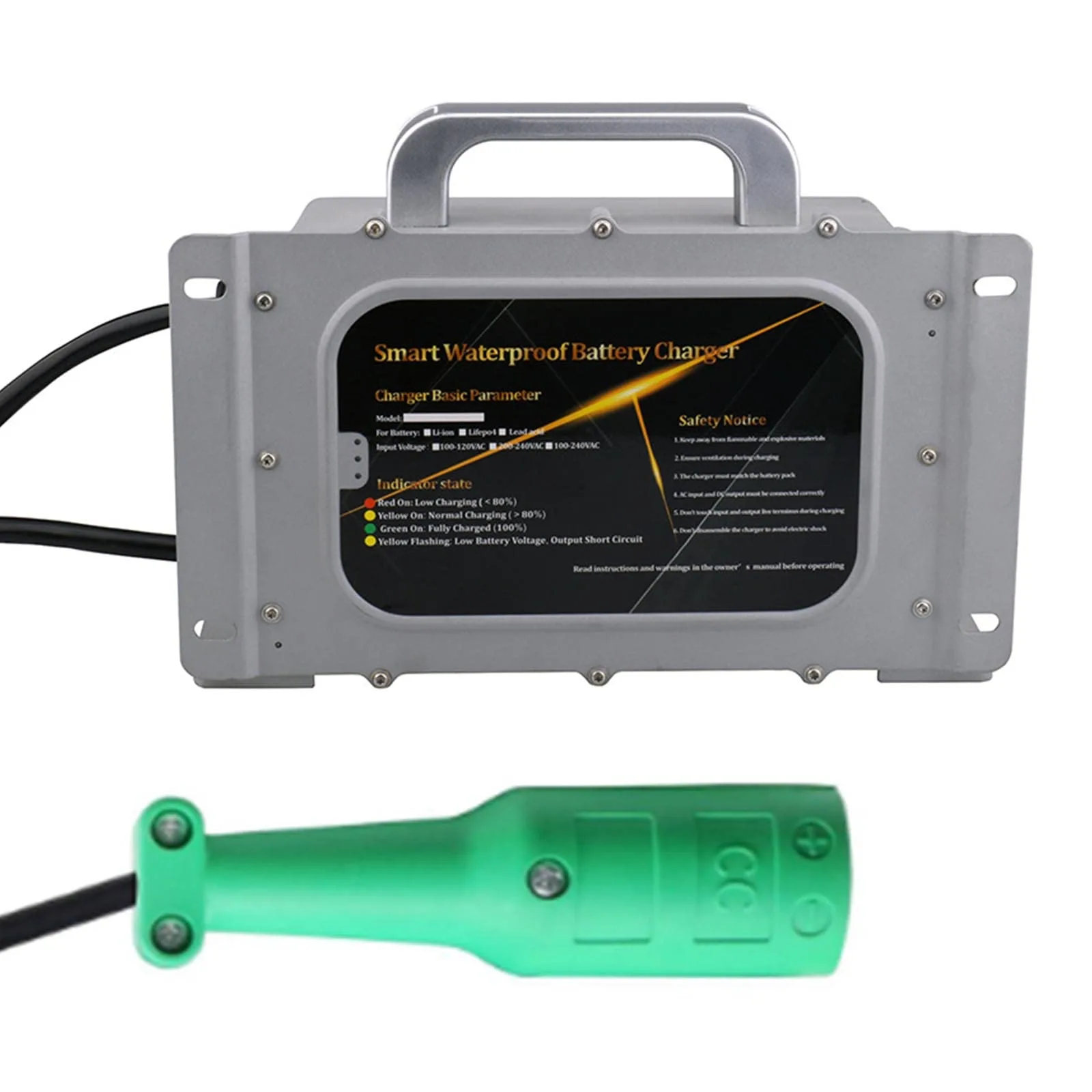 WYSWDJ 48V Golf Cart Battery Charger, 3-Pin, 20A