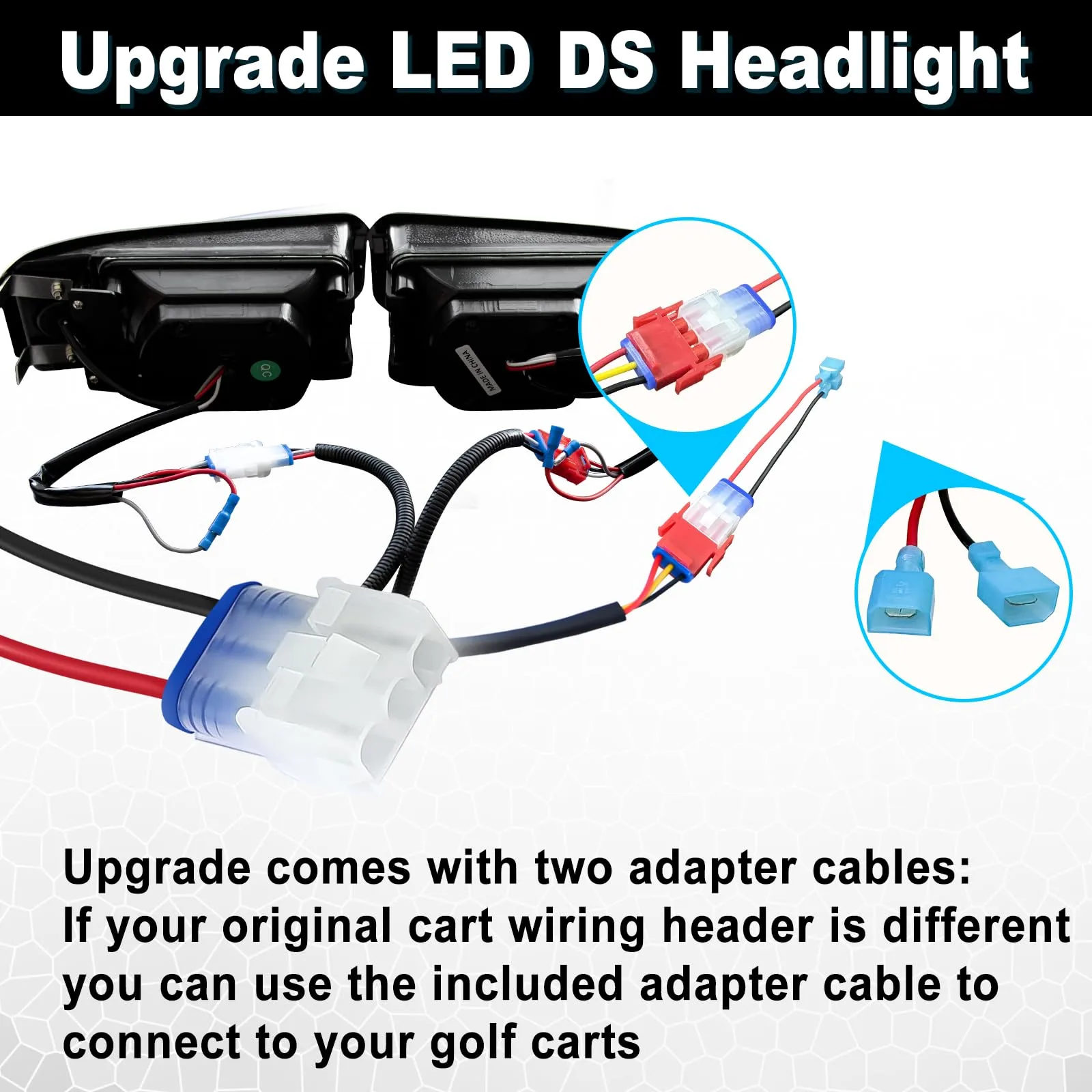 Orle Oko LED Headlight Kit for Club Car DS 1993-Up — MPN 101988002 image 2