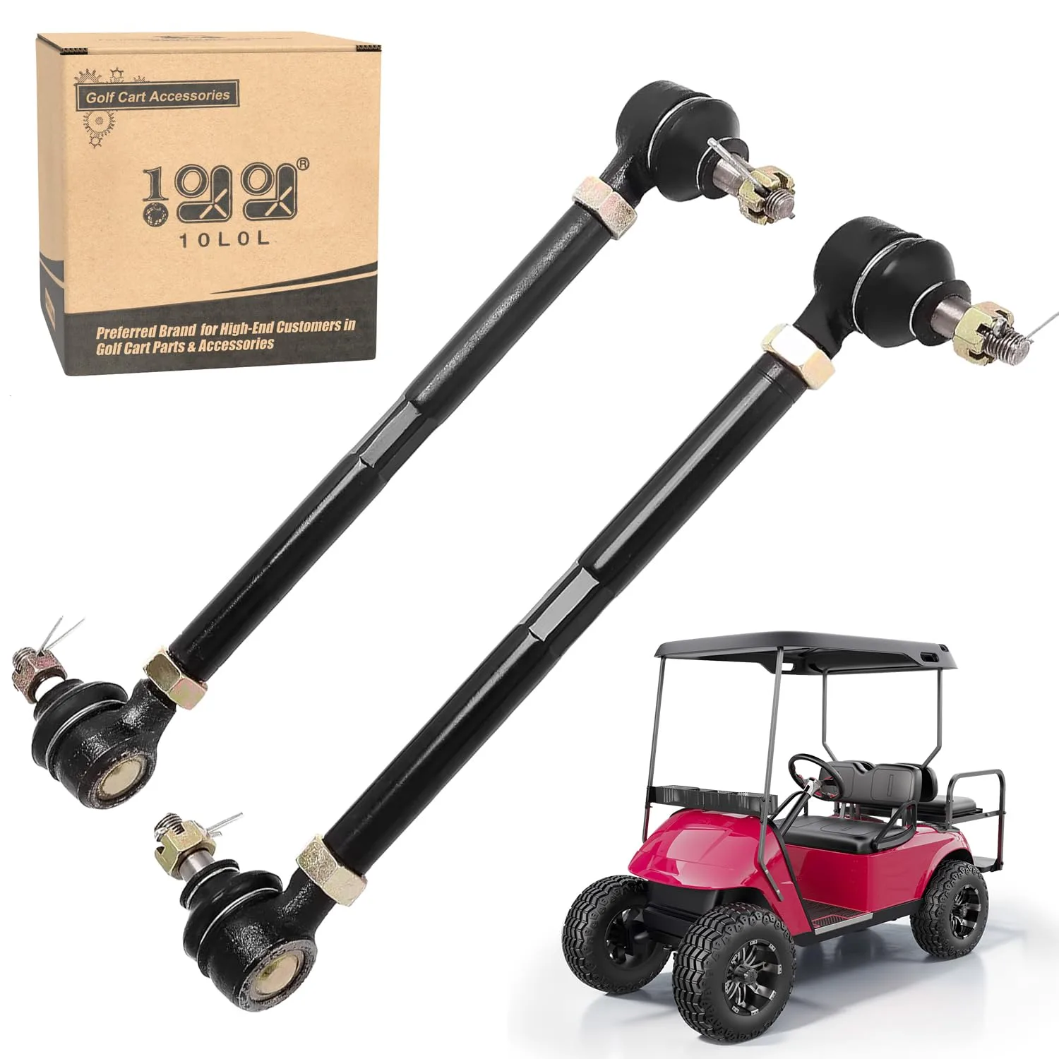 10L0L Tie Rod Assembly for EZGO TXT, Medalist & Marathon