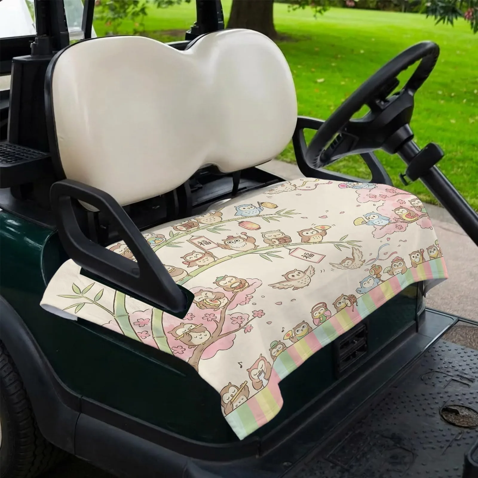 Trosturdspn Golf Cart Seat Towel Blanket 51 x 31 in