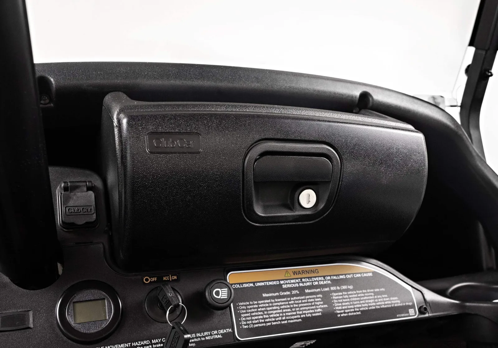 Club Car Locking Glove Box for Onward and Tempo