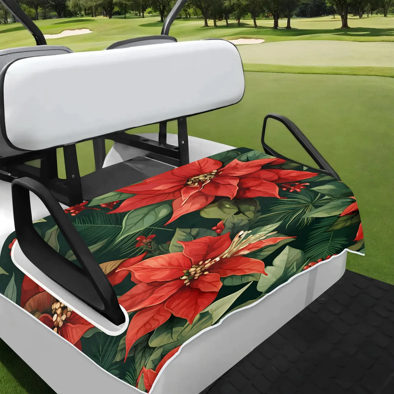 Tiveruda Golf Cart Seat Cover for Double Seats, 51 x 31 in