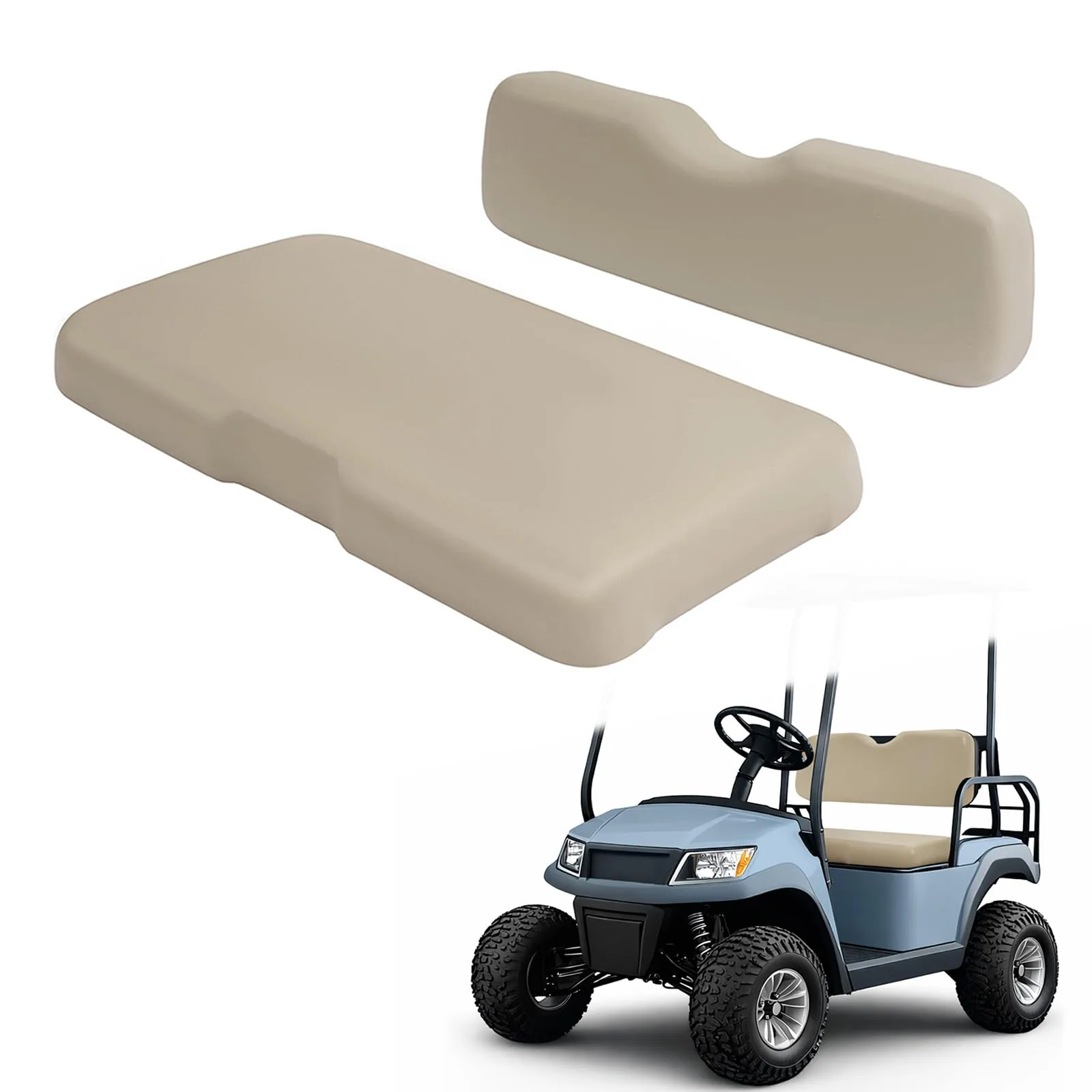 ALMULOO AI-738 Seat Backrest and Bottom for E-Z-GO RXV