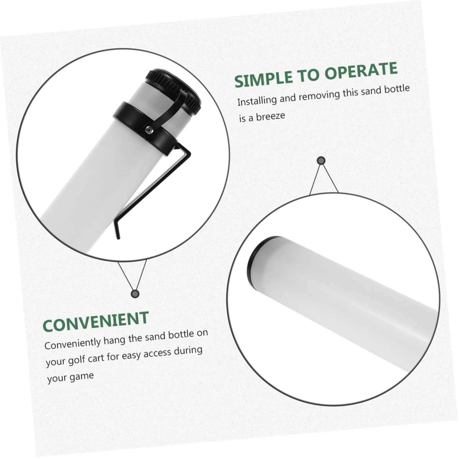 Generic Golf Cart Sand Bottle for Divot Repair image 3